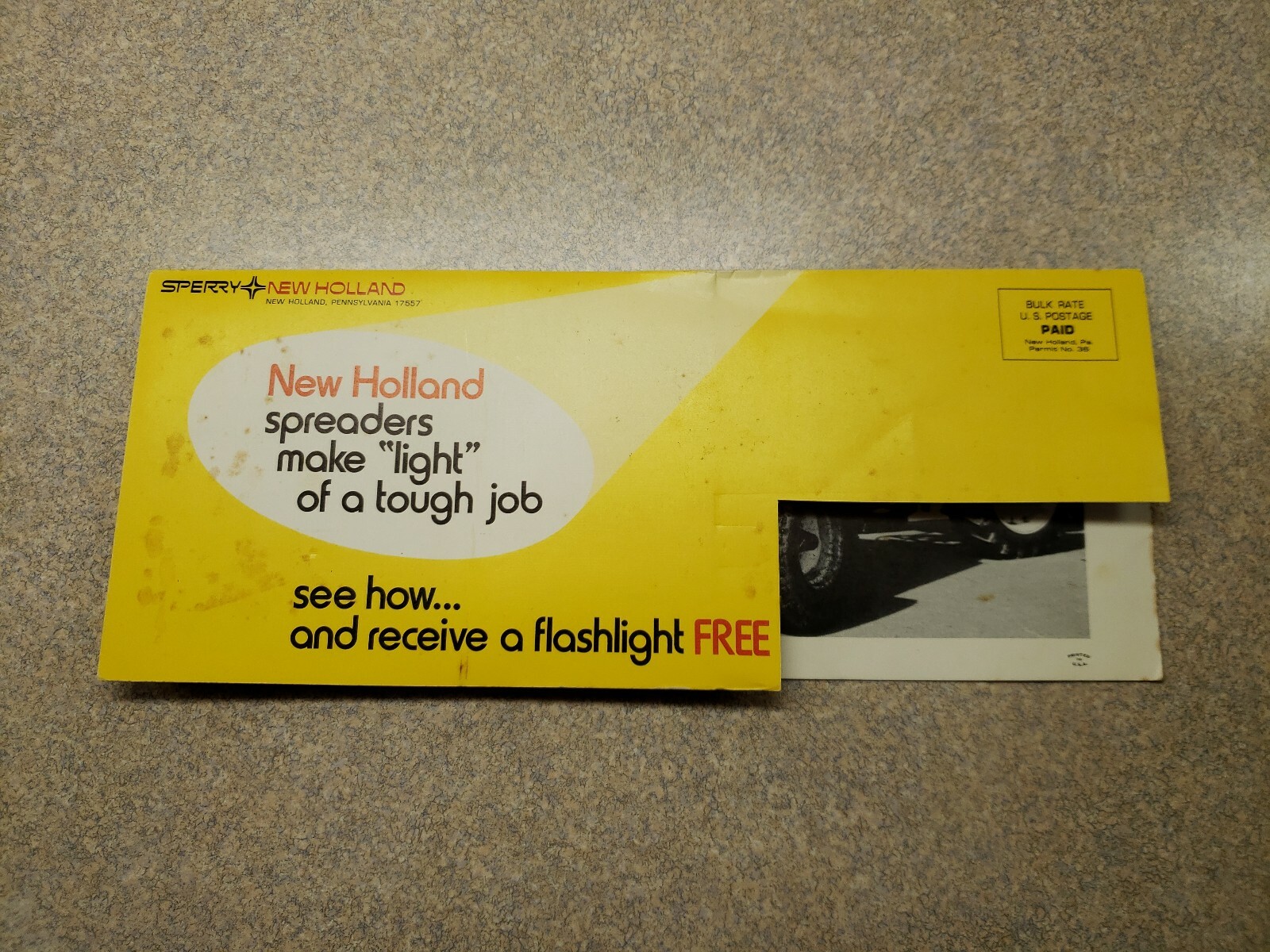 Sperry New Holland Manure Spreaders Advertising Brochure Farm Equipment