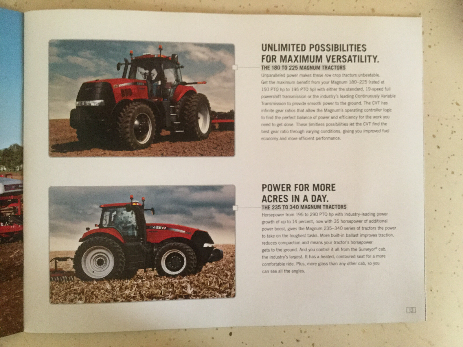 CASE IH MAGNUM SERIES TRACTORS 28 PAGES 2011 Sales Brochure