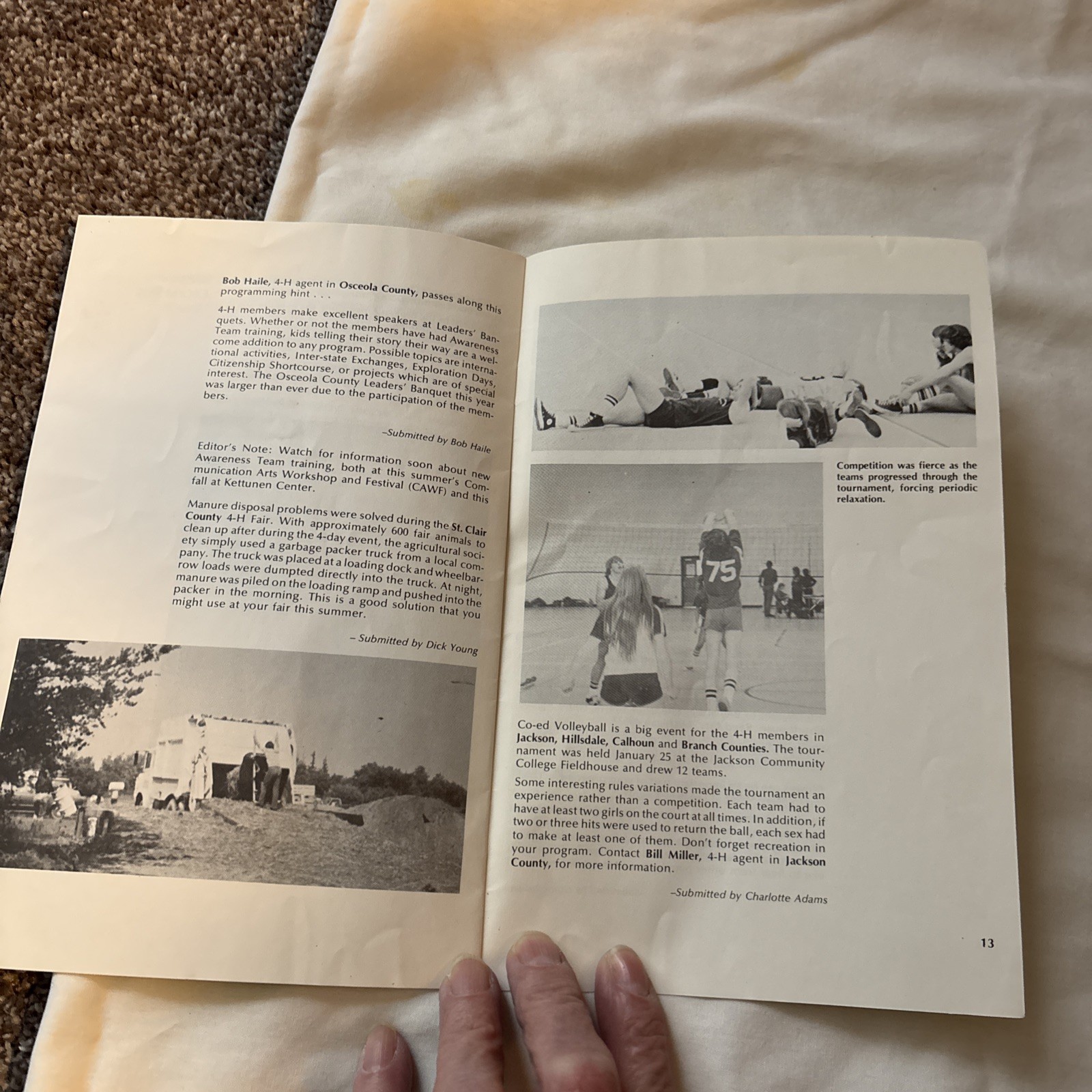 1975 Michigan 4-H Leaders’ Manual MSU Pamphlet Get Ready For Exploration