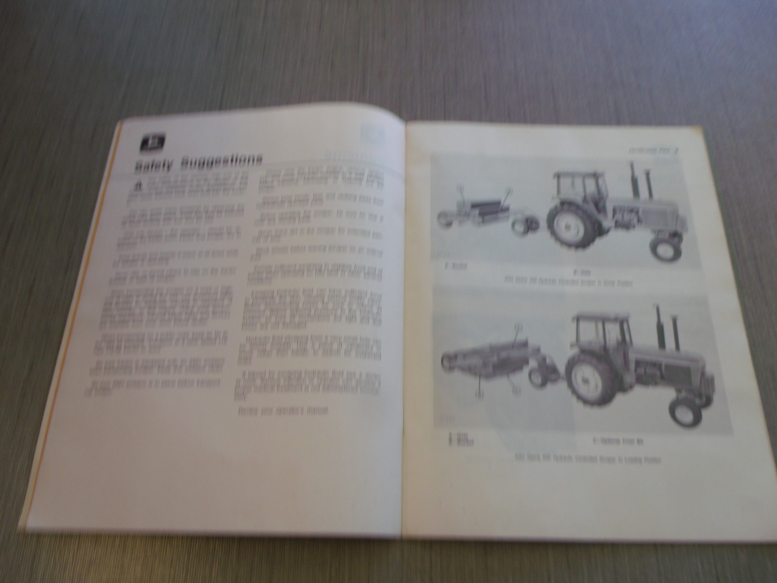COLLECTIBLE JOHN DEERE 200 AND 650 HYDRAULIC CONTROLLED SCRAPERS OPERATOR MANUAL
