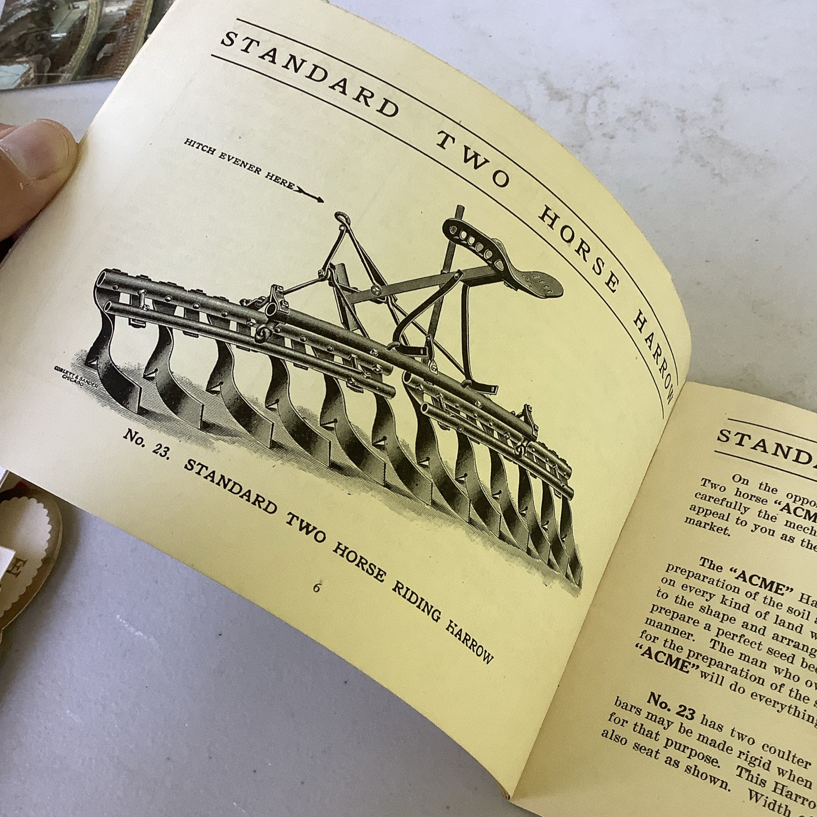 Acme Pulverizing Harrow Millington NJ Vintage Brochure Catalog Farm Equipment