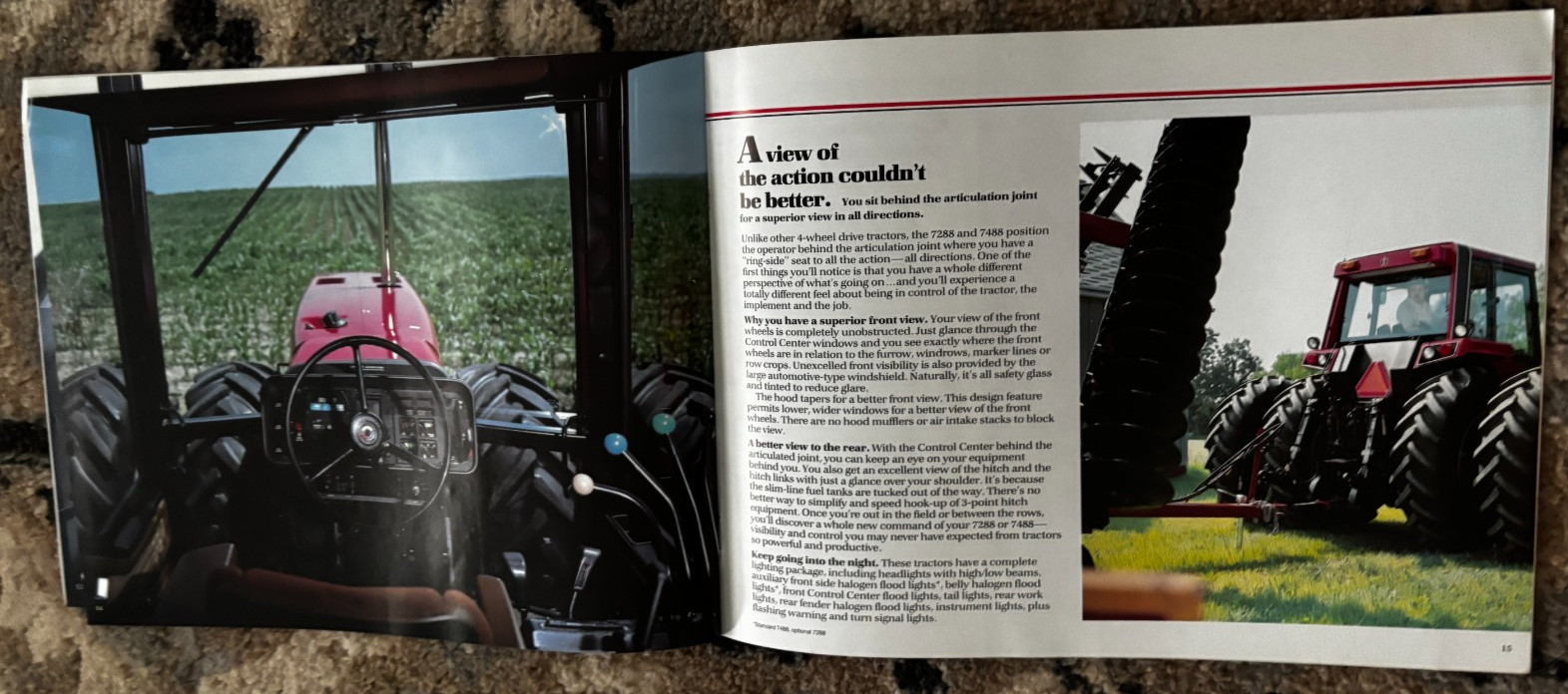 International Harvester 7288 7488 Tractor For 1984 Brochure DCPA26