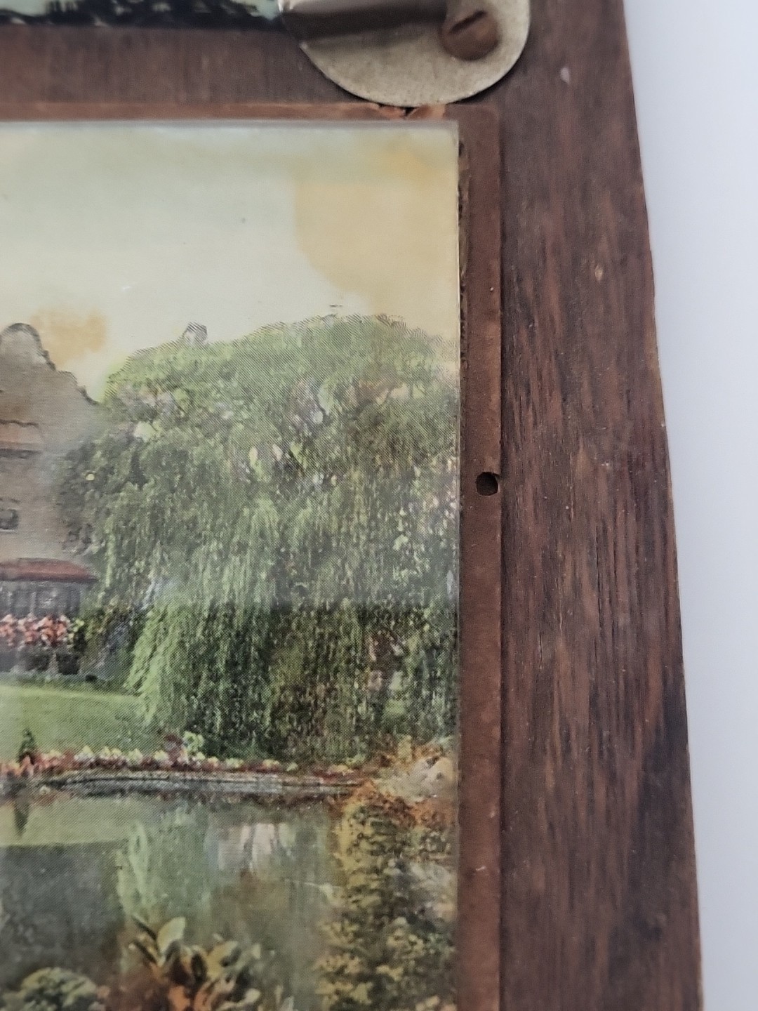 1920’s ? SCARCE Reagor Spring ,Texas Cotton Gin Advertising, Mirror/ Wood Sign