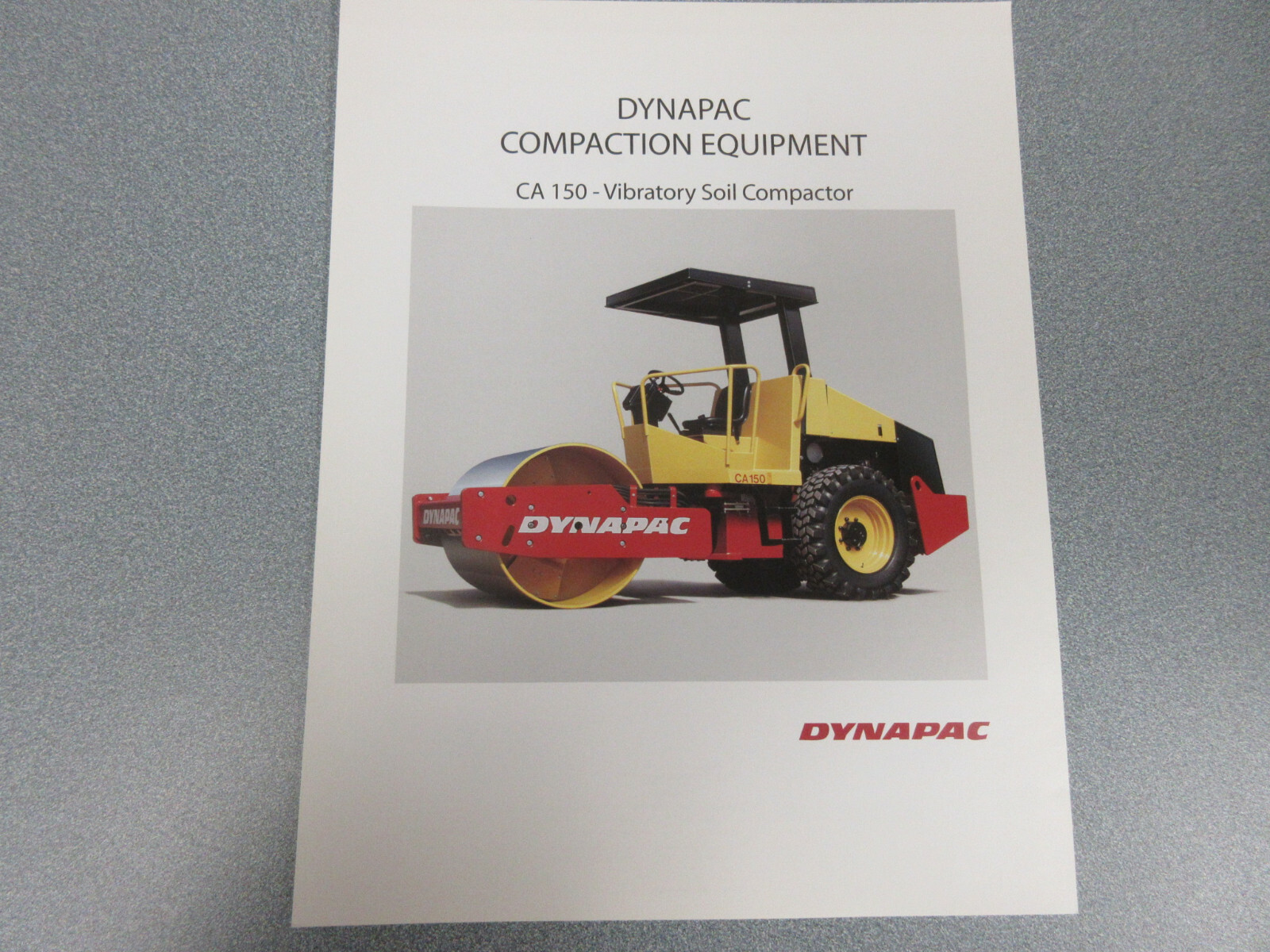 Dynapac CA150 Roller Compactor Brochure 2 Page