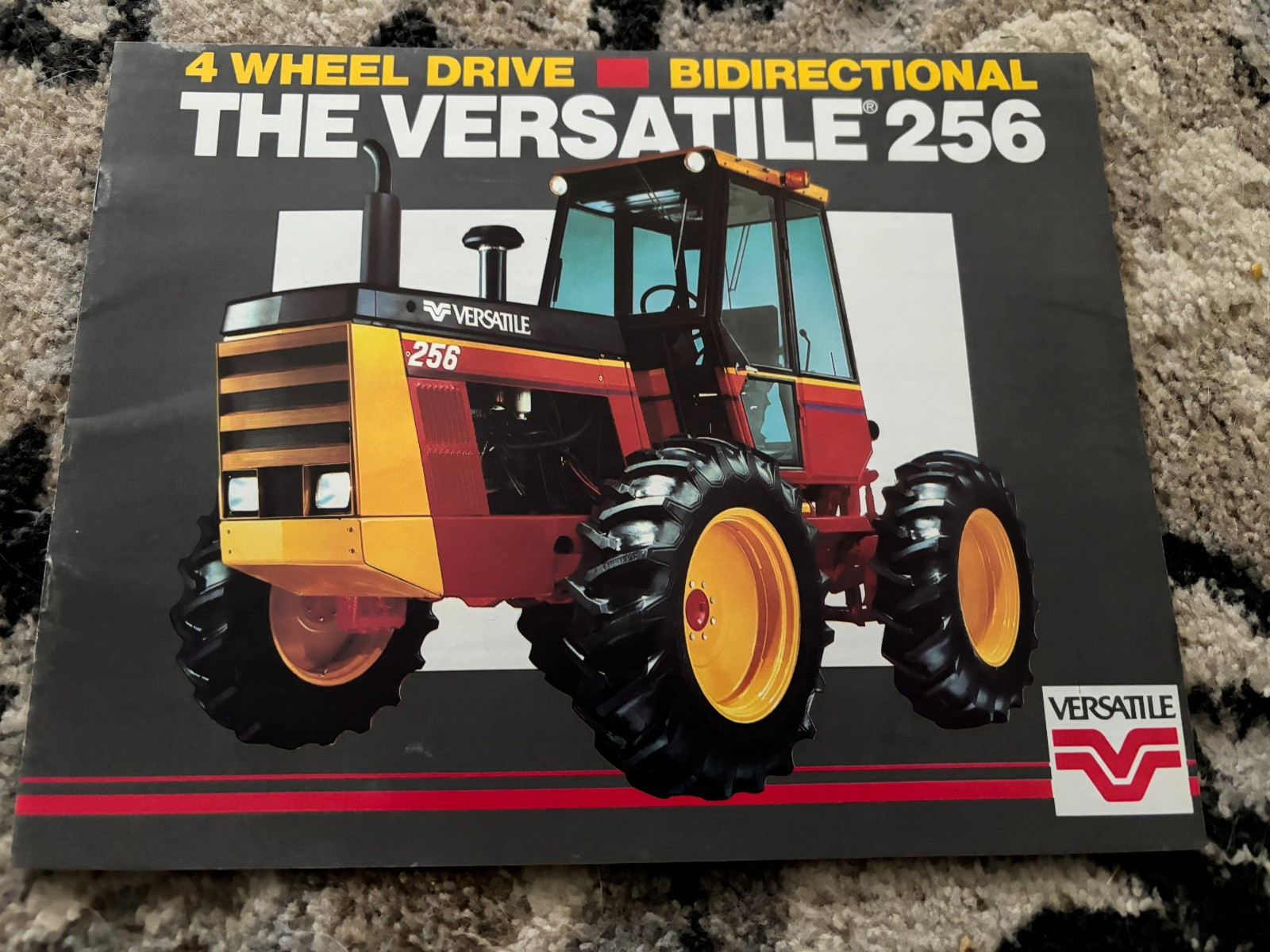 Versatile 256 Bidirectional Tractor For 1984 Brochure AMIL26