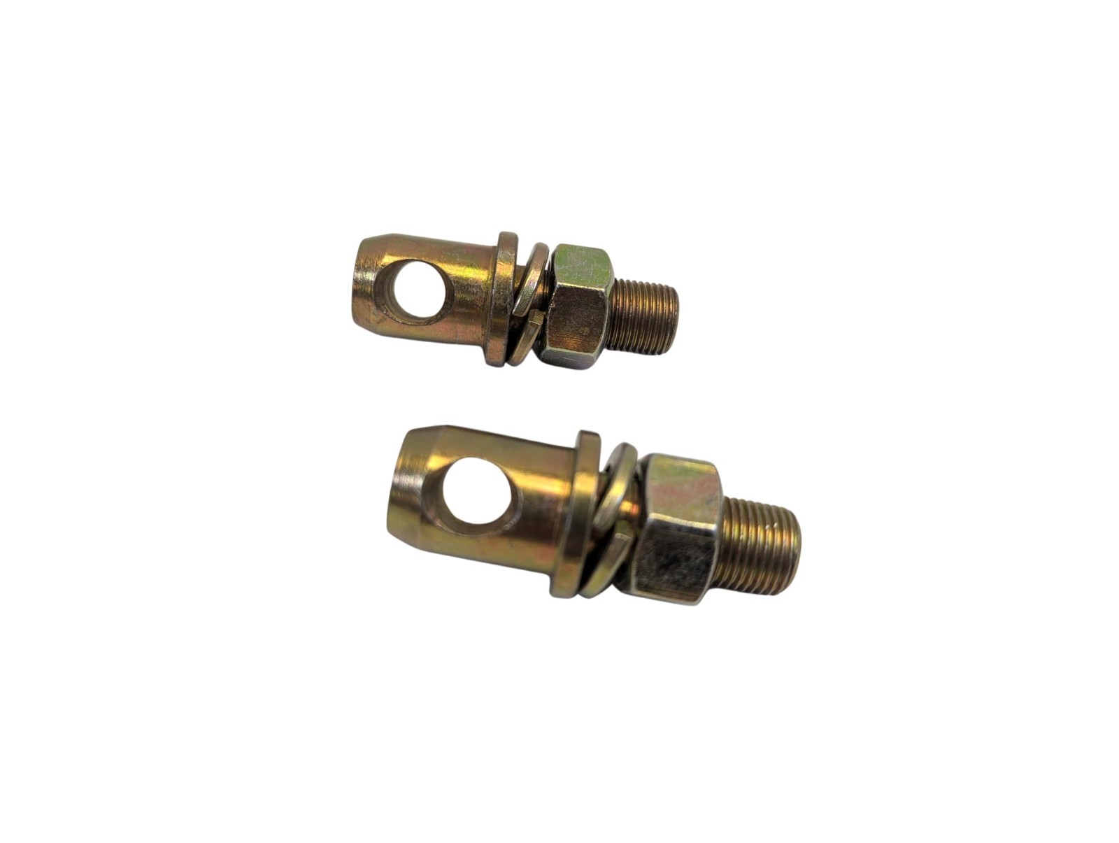 2 Pack Stabilizer Pins with Nuts & Washers for Tractors & Trailer Ramps, 7/8″ Di