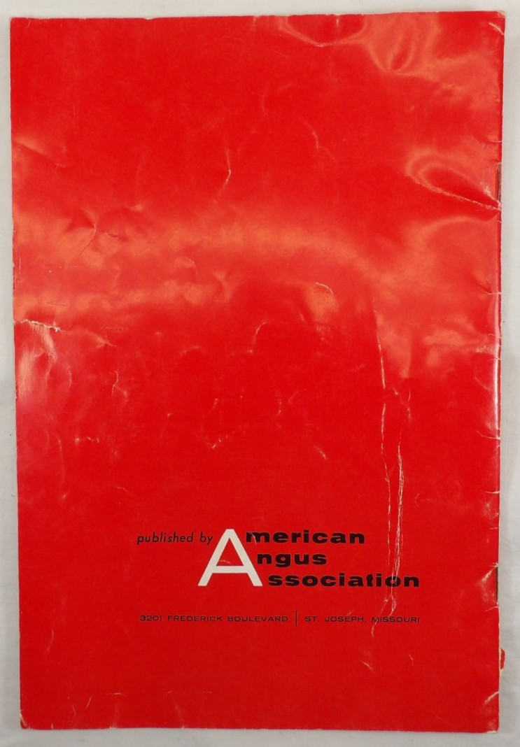 American Angus Association ~ Star of Your Future 1960’s