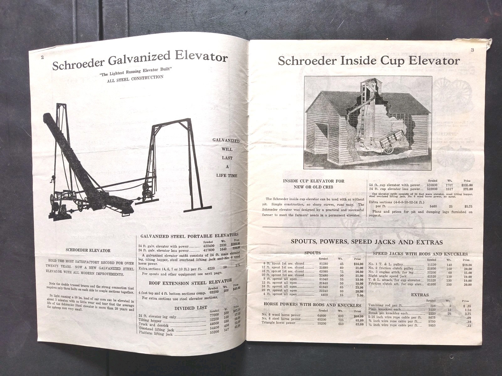 1920s Ketchum Farm equipment Dealer Sales Brochure Advertising Catalog 2pc Lot