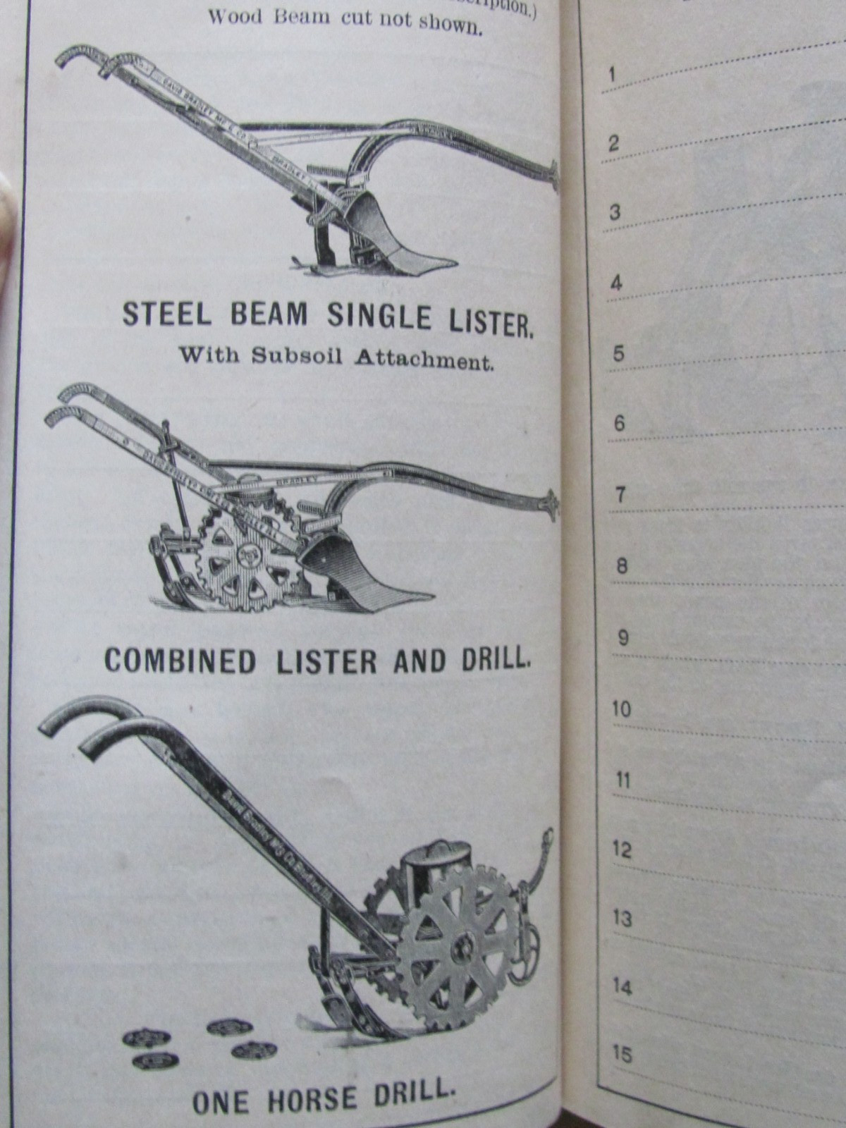 1902 POCKET BOOK BRADLEY MFG CO FARM & GARDEN PLOW CATALOG STYLE