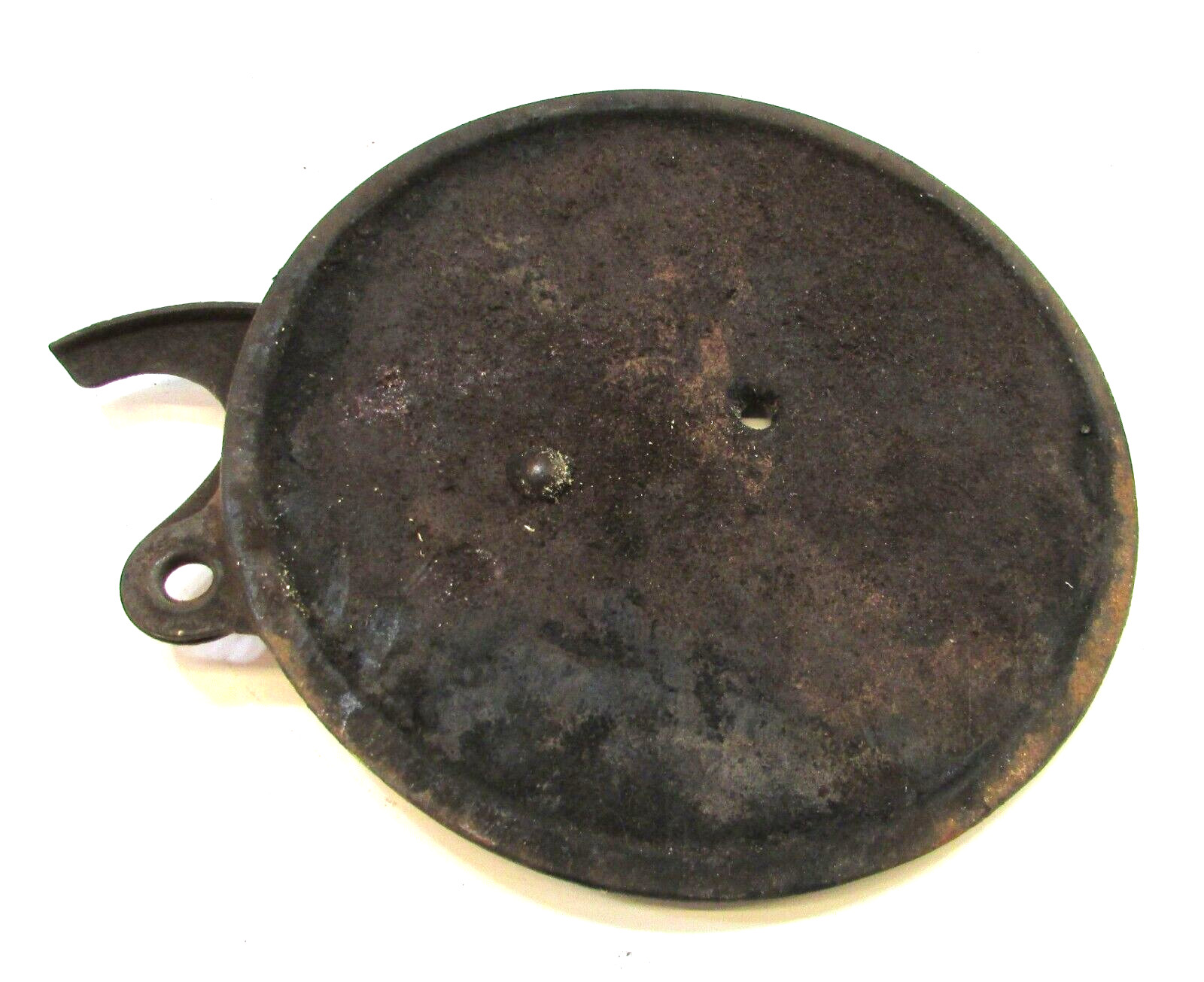 Primitive 1940 Jamesway Poultry Brooder House Cast Iron Stove Door 8″ dia Lid