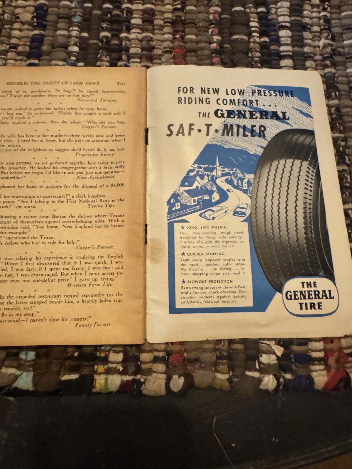 The General Farm tire, September 1951 Digest of Farm News