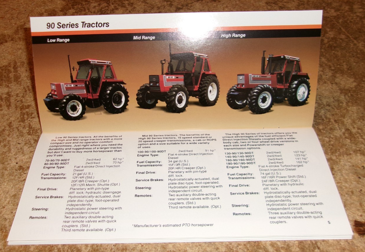 1988 hesston the prime line brochure in very good shape used