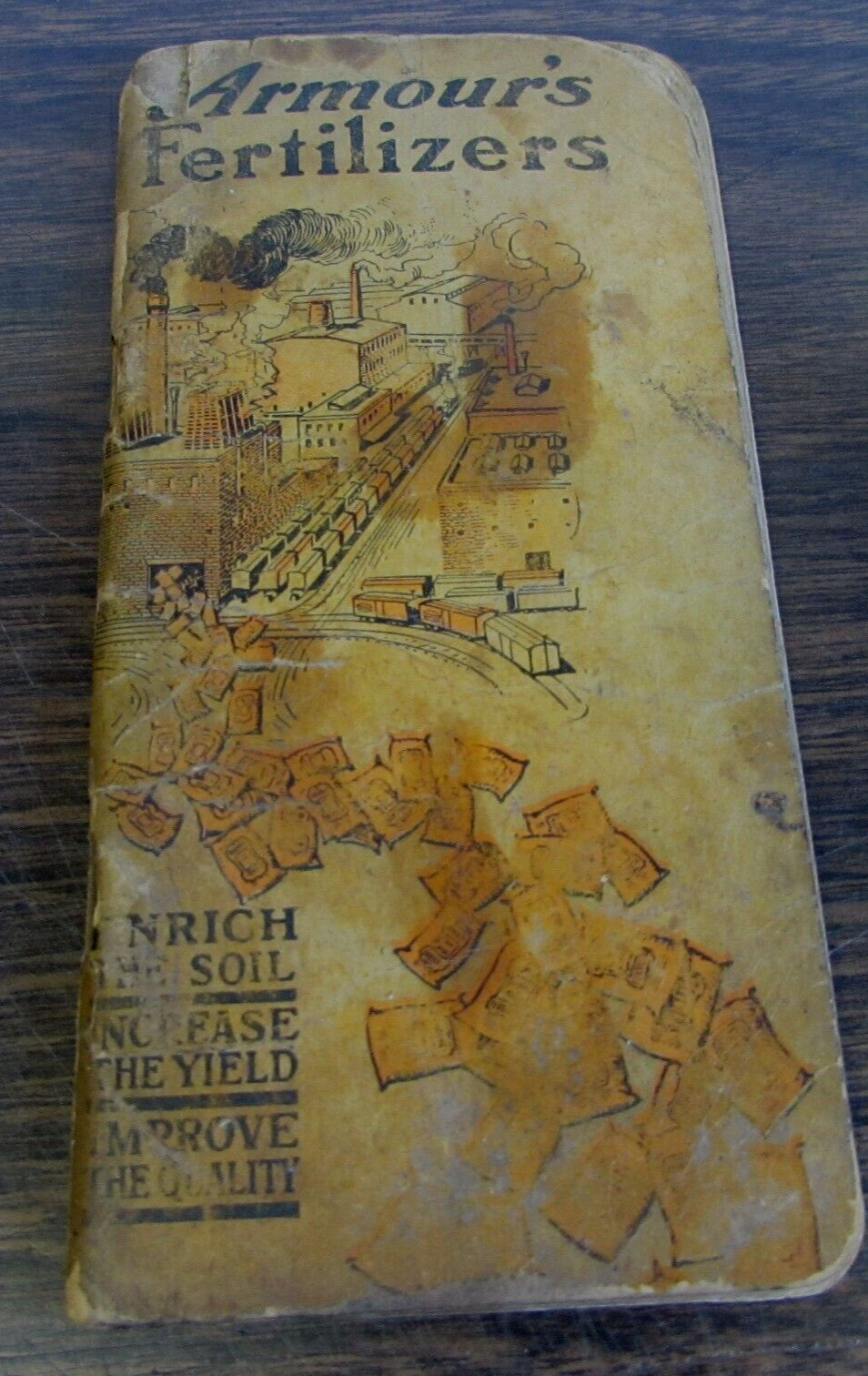 1910 ARMOUR’S FERTILIZERS – FERTILIZER INFO / NOTE BOOK – VERY GOOD