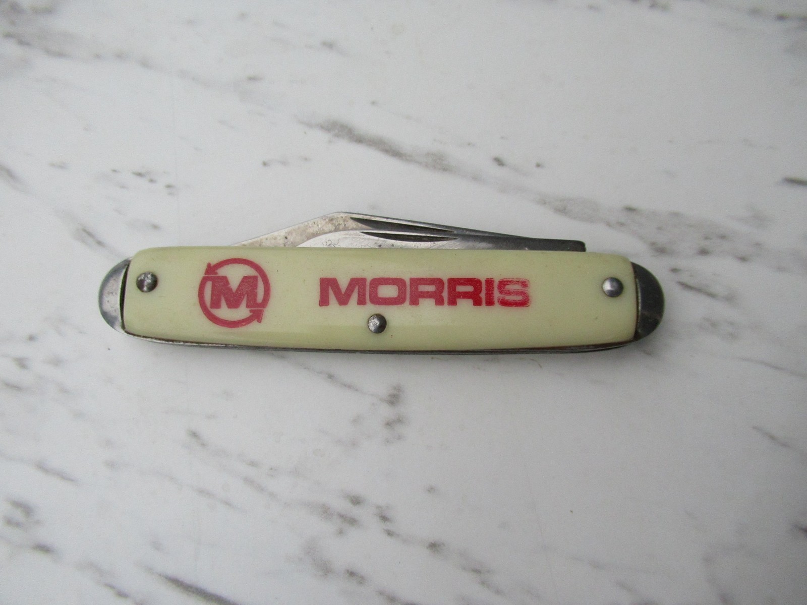 Small Pocket Folding Knife 2 Blade 6″ Long Morris Rod Weeder Farm Equipment
