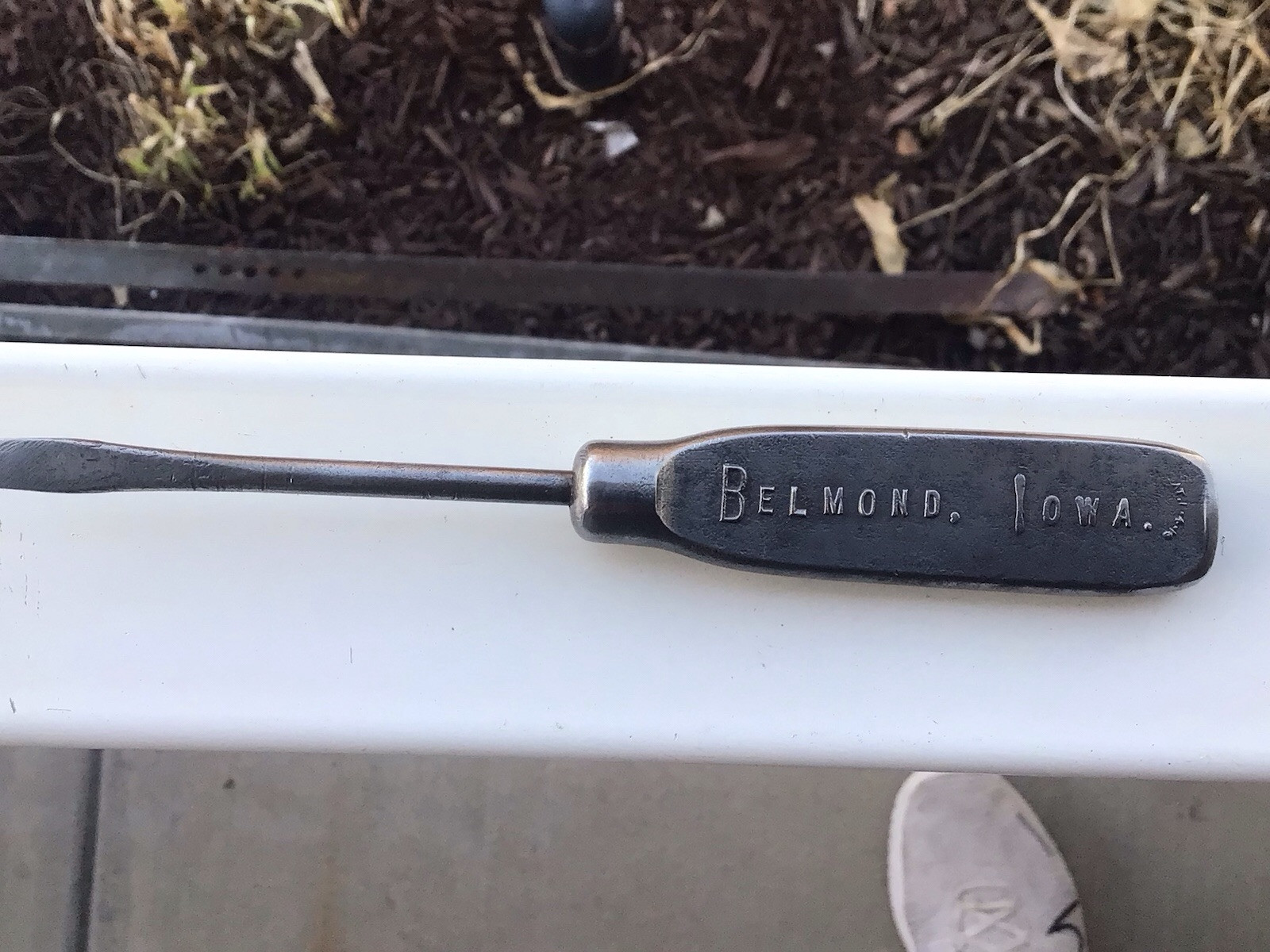 Vintage Screwdriver Johnson Wright Sampson Implements Belmond Iowa Advertising