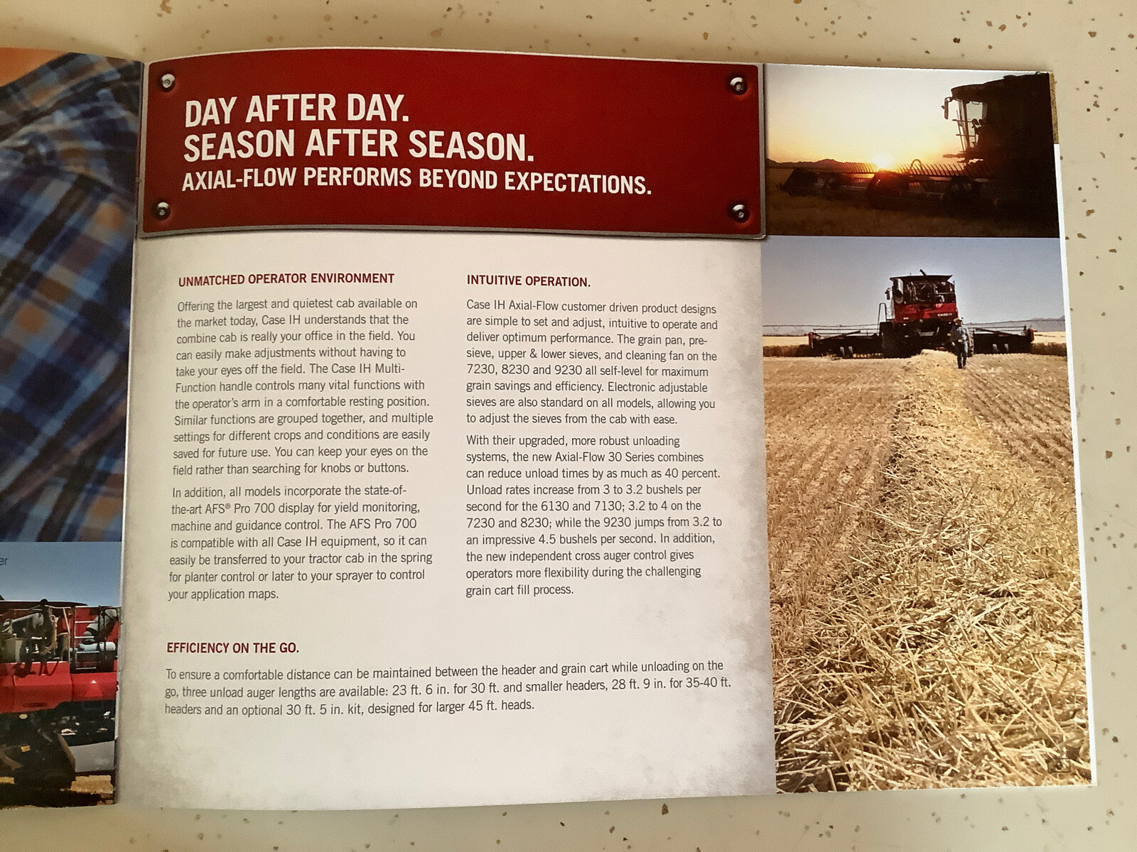 AXIAL-FLOW COMBINES NEW 2012 PREVIEW 12 PAGES 2011 Sales Brochure