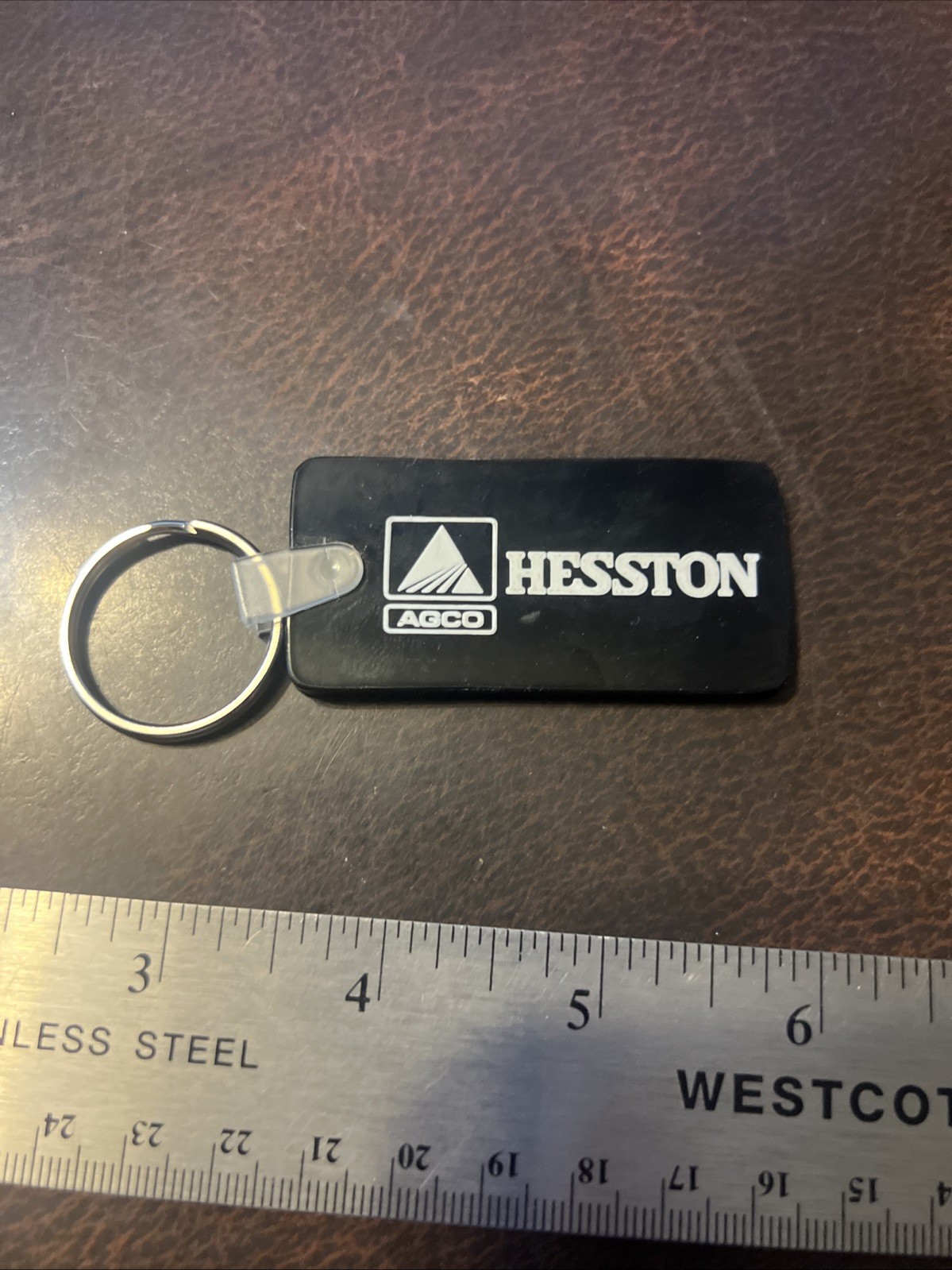 Vintage Heston Agco Early Equipment Co Tractors Keychain