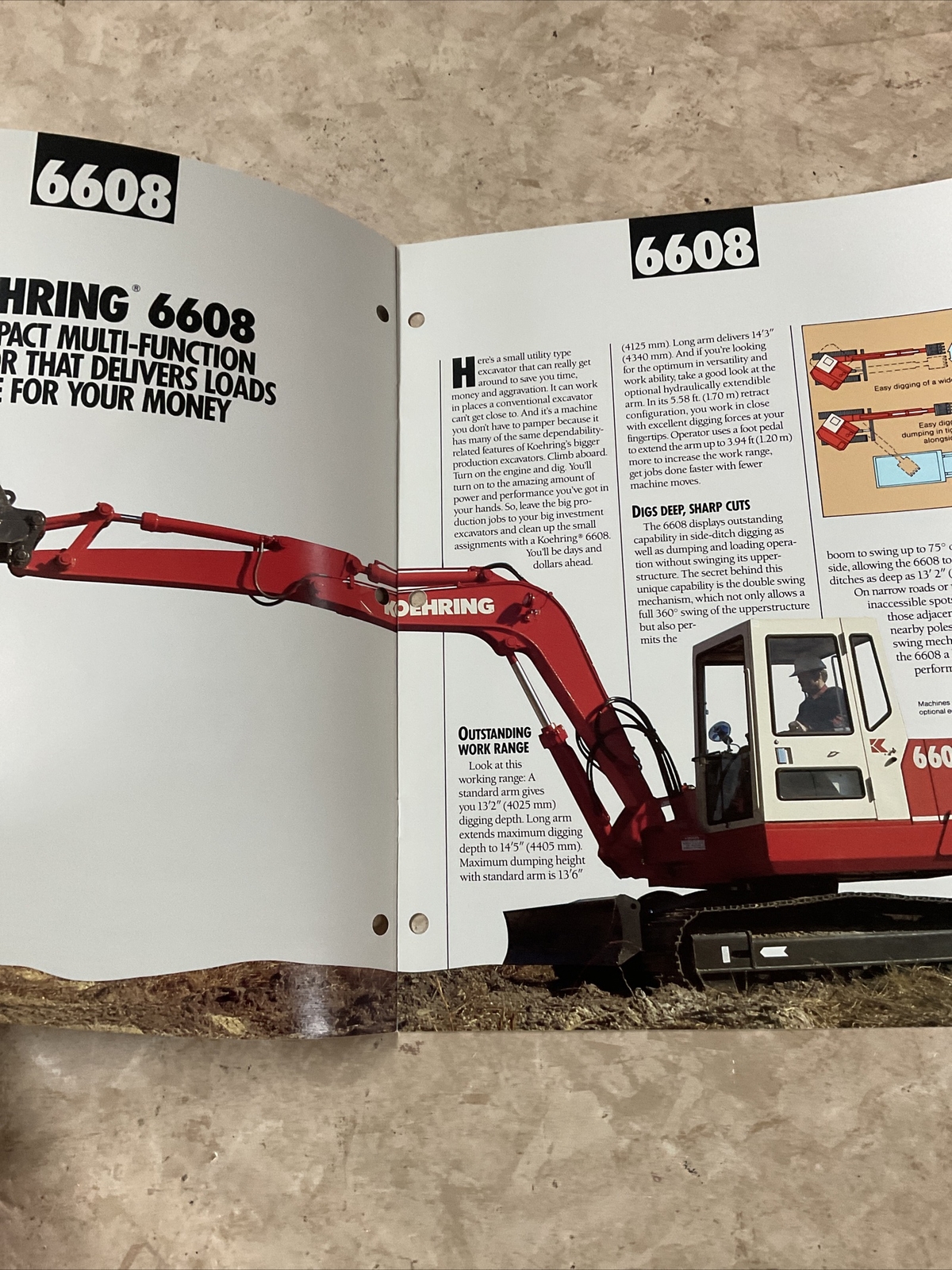 Bantam, Koehring 6608 Excavator Sales Brochure, Literature