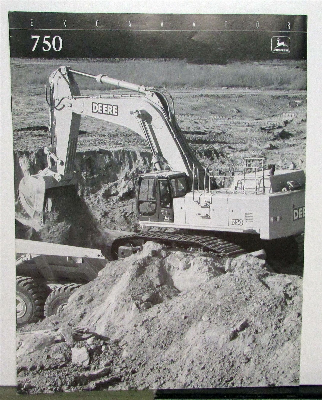 2000 John Deere 750 Excavator Specifications Construction Sales Brochure