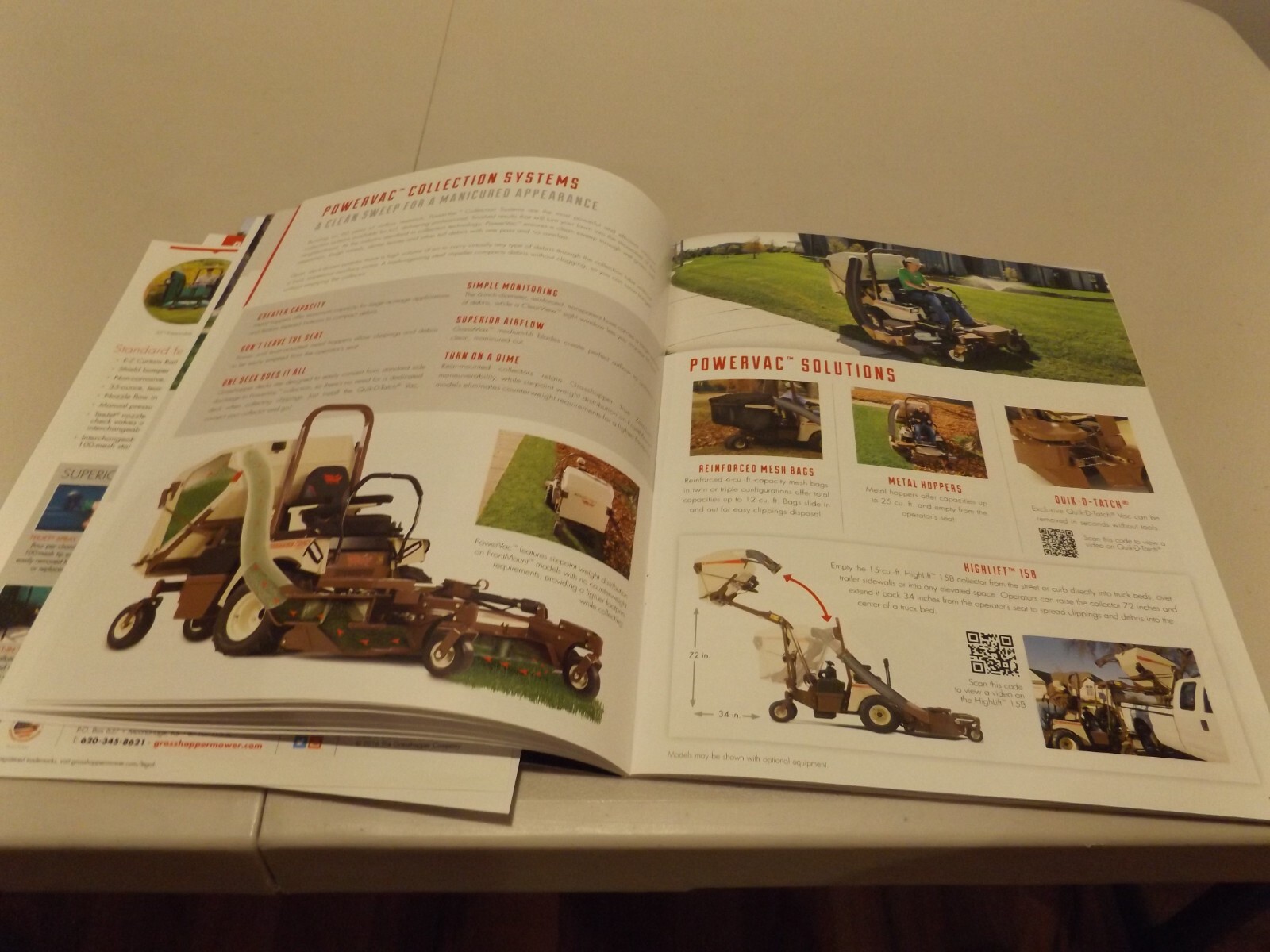 GRASSHOPPER TRUE ZEROTURN MOWERS, LIT # 0819-170470 2019
