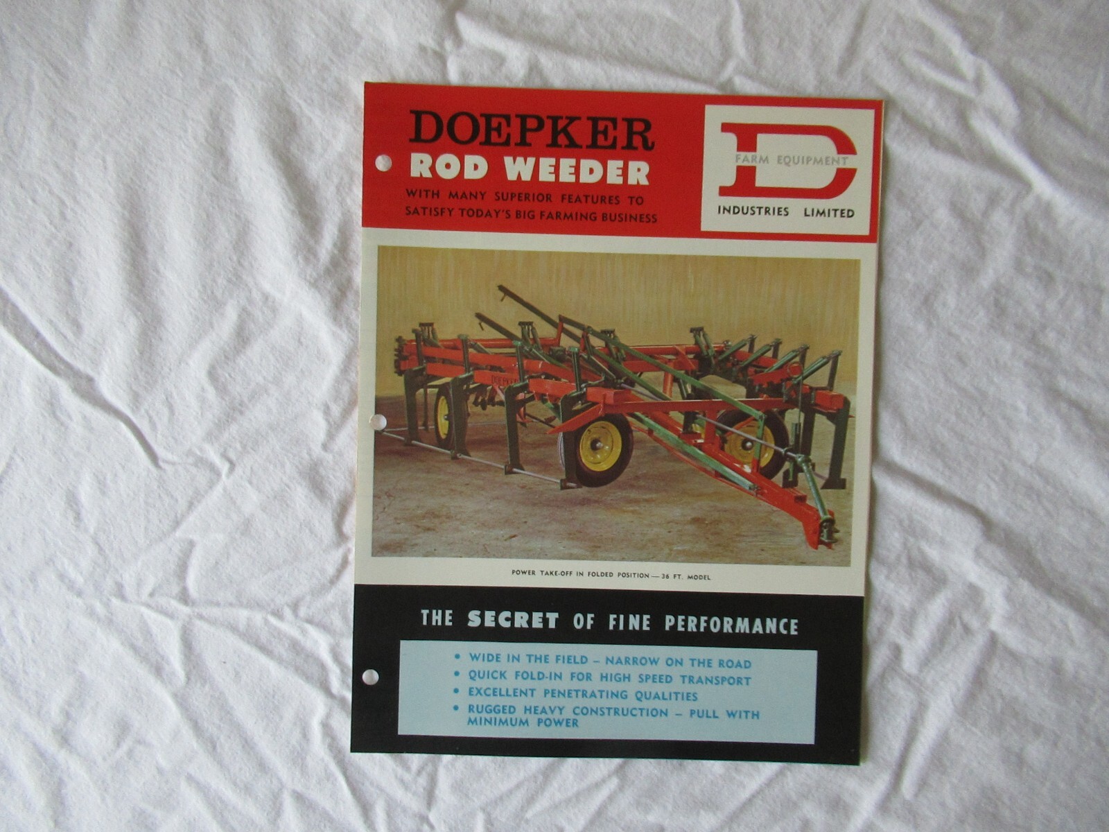 Doepker rod weeder brochure