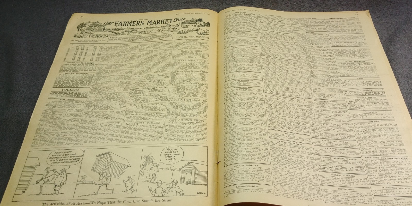 1928 Case 18-32 Tractor Hart Parr AG Farm Ad Kansas Farmer Picture Mag Antique