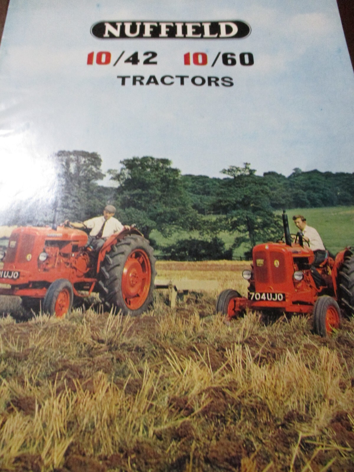 Nuffield 10/42, 10/60 Tractors Sales/Specifications Brochure 1965