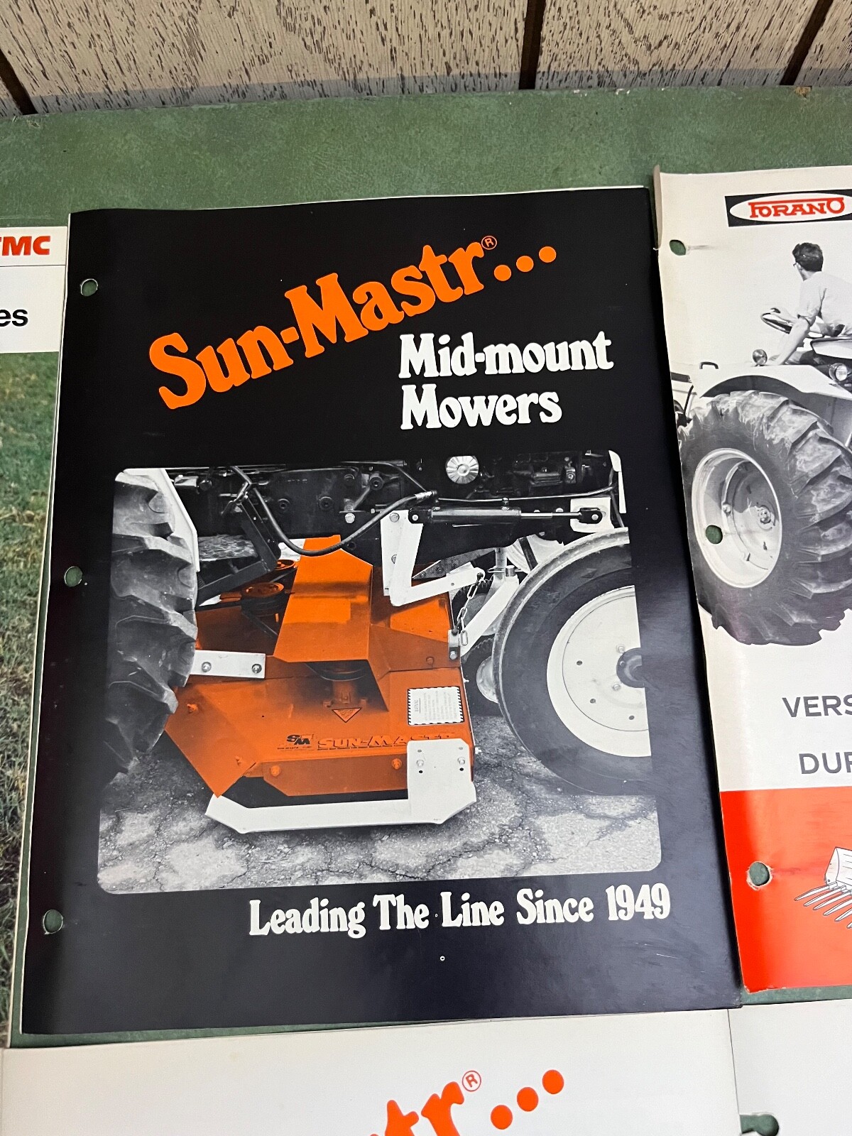 Collection of Vintage Mowers & Brush Cutter Brochure & Single Page ads