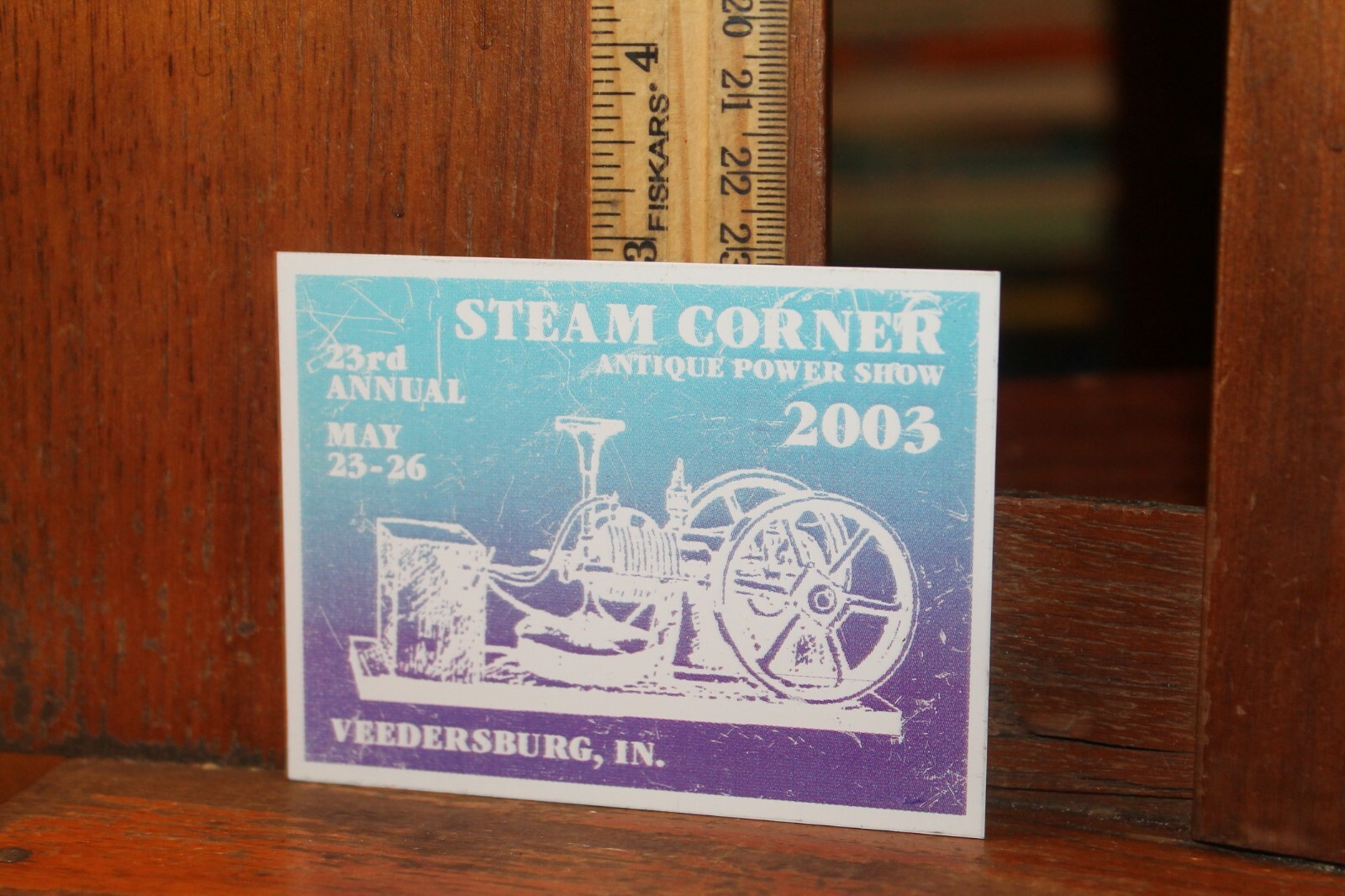 Metal Plate 2003 Steam Corner Antique Power Show Veedersburg Indiana