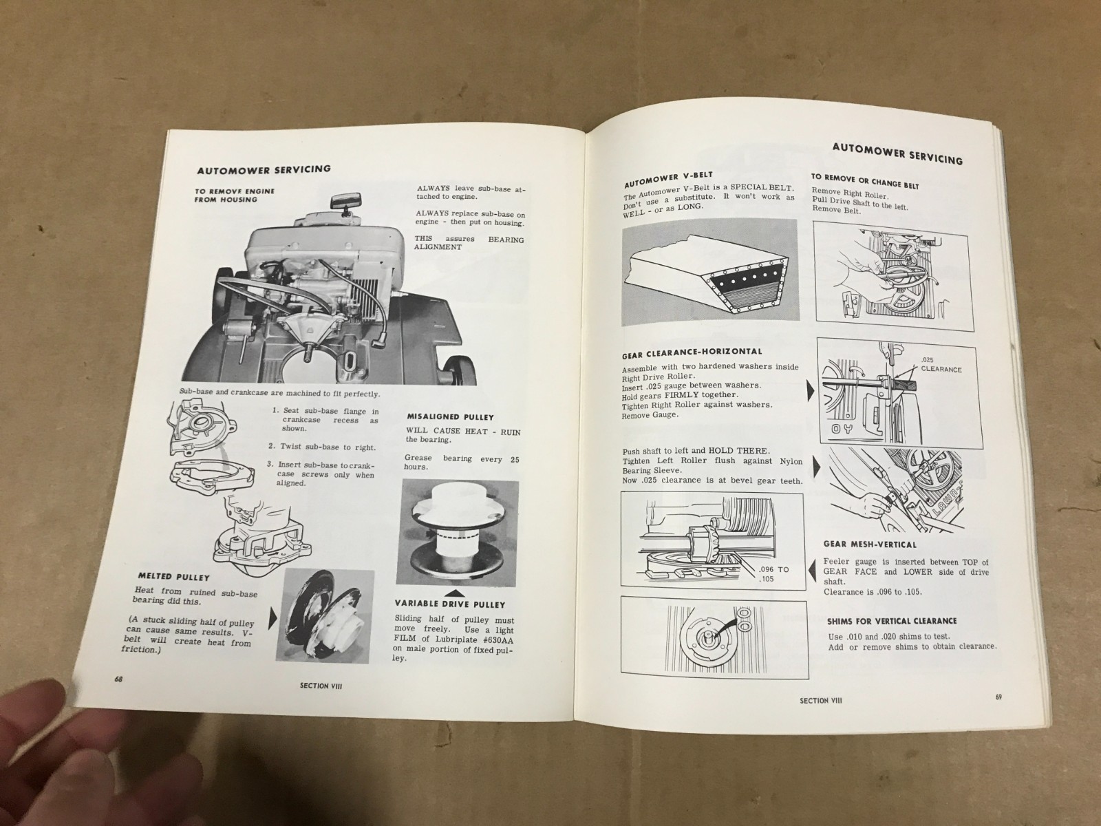 Vintage Lawn-Boy Mechanic’s Handbook – Item No. 6015-63