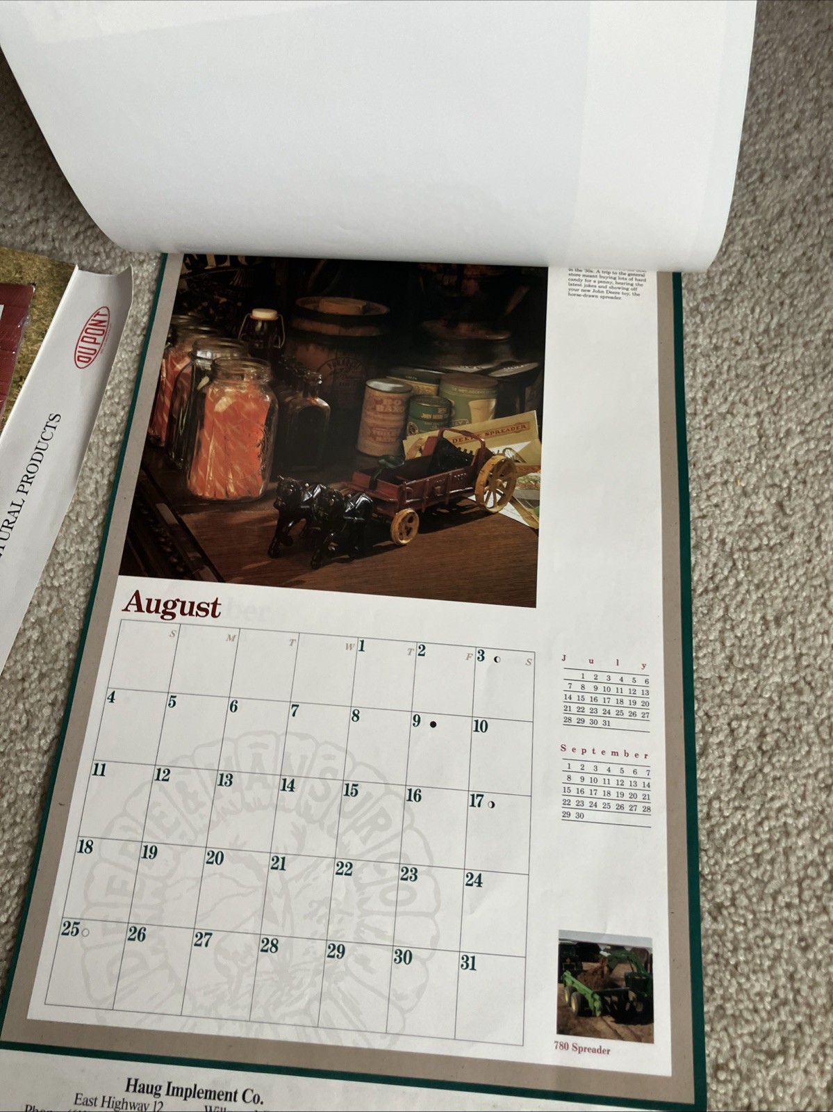 Lot Of 6 Classic Farm Tractors Some Vintage calendars