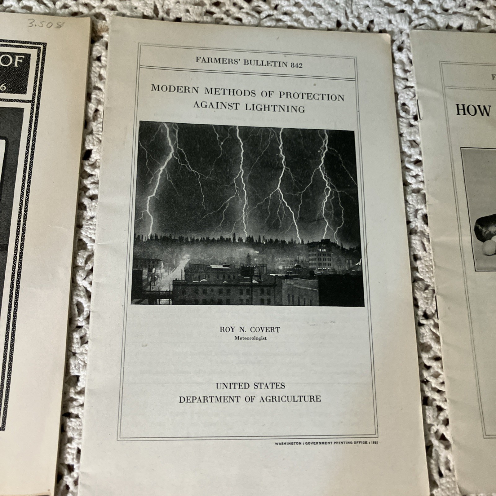 Department of Agriculture Antique 1919 & 20’s Bulletin’s Pamphlet’s Lot 6-B