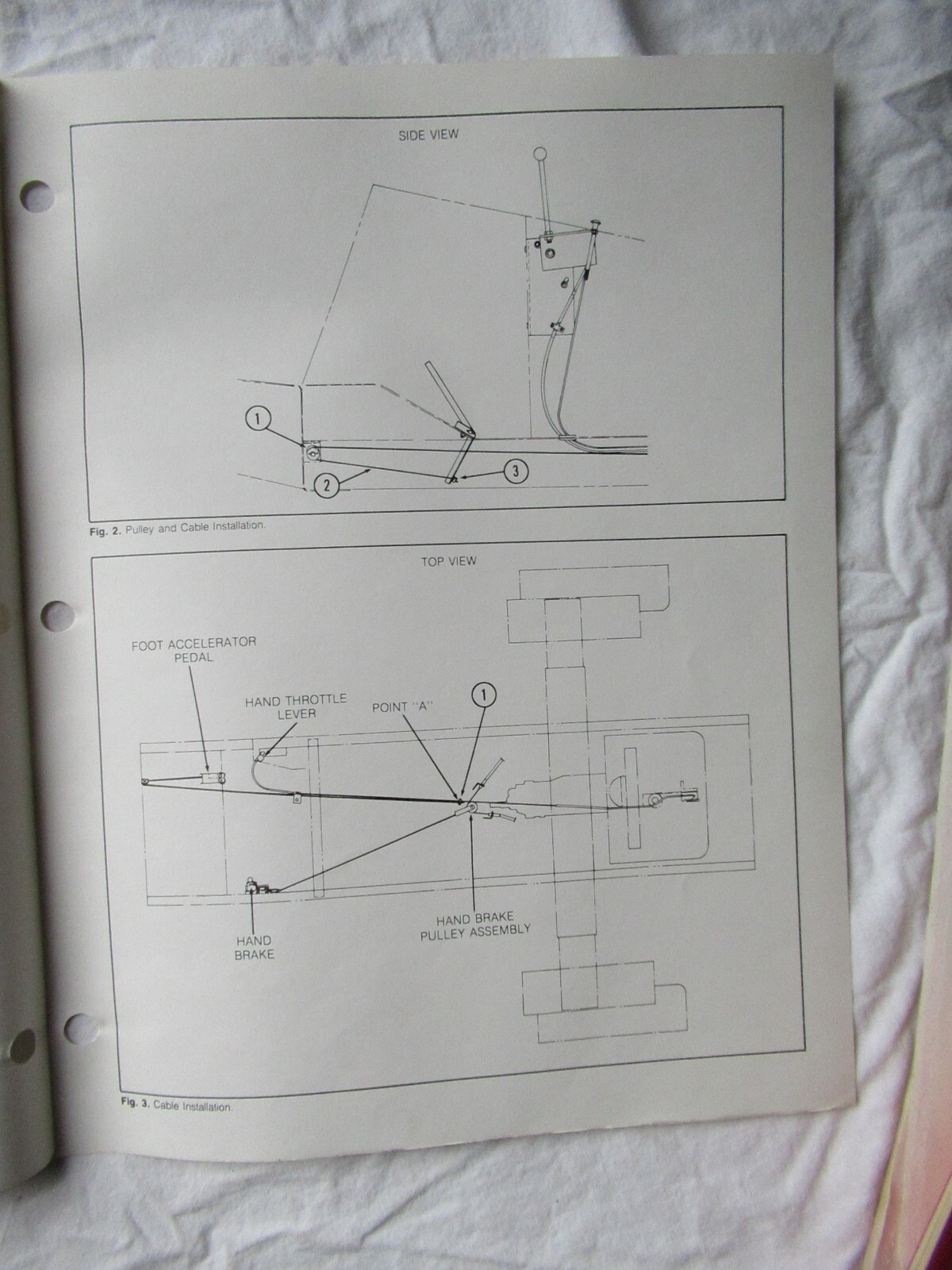 Clark Melroe Spra-Coupe 115 116 120 Foot Accelerator Mounting Instruction Manual
