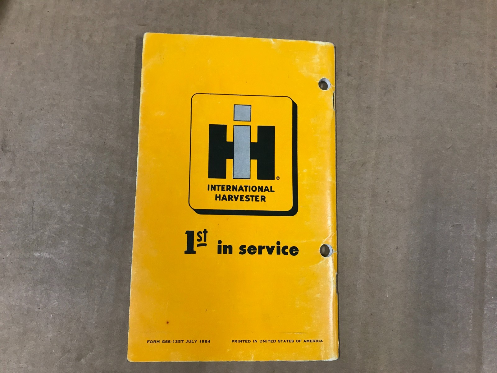 Vintage Blue Ribbon Serviceman’s Handbook- Testing Hydraulic Systems On Backhoes