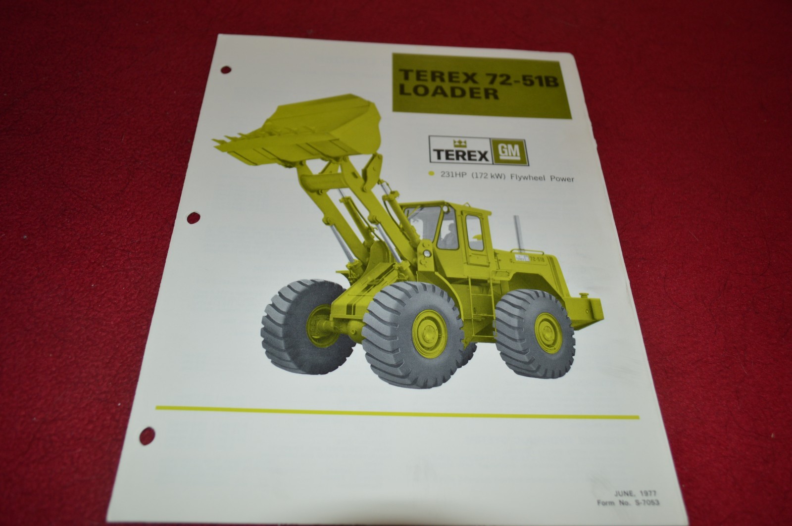 Terex 72-51B Loader Dealer’s Brochure DCPA4 ver2