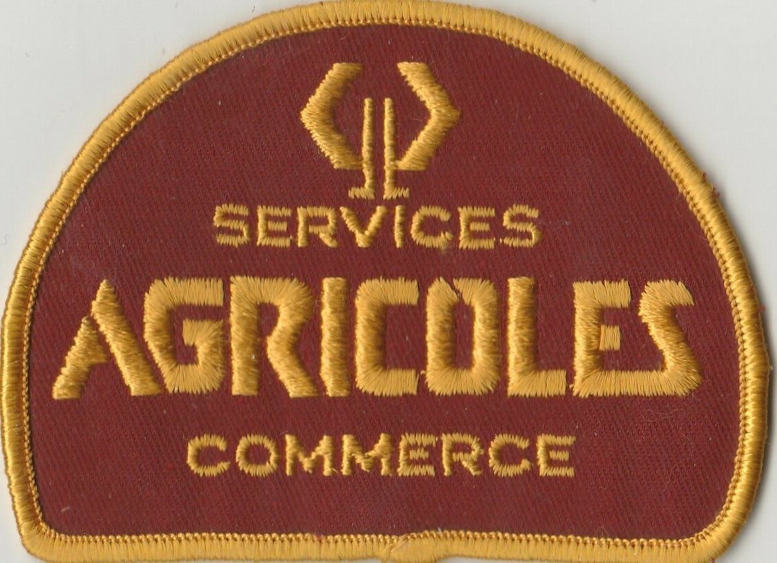 VINTAGE AGRICOLES COMMERCE SERVICES CLOTH PATCH