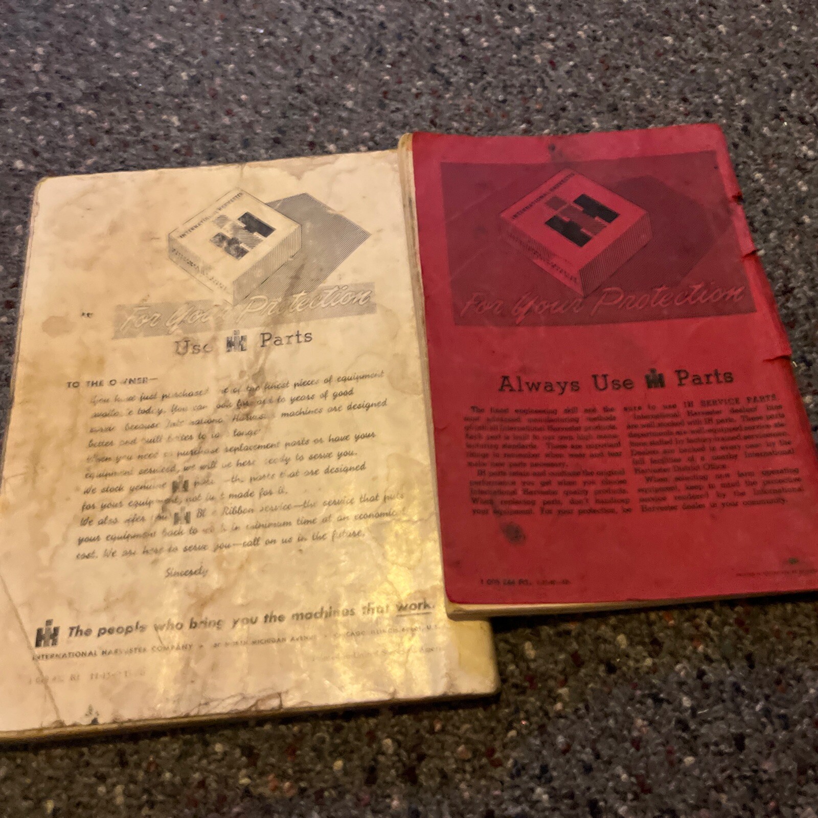 Lot Of 12 Vintage IH Farm Equipment Manuals FARMALL