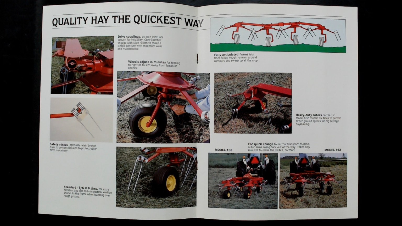 Sperry New Holland Tedders Vintage Agricultural Brochure Hay Equipment