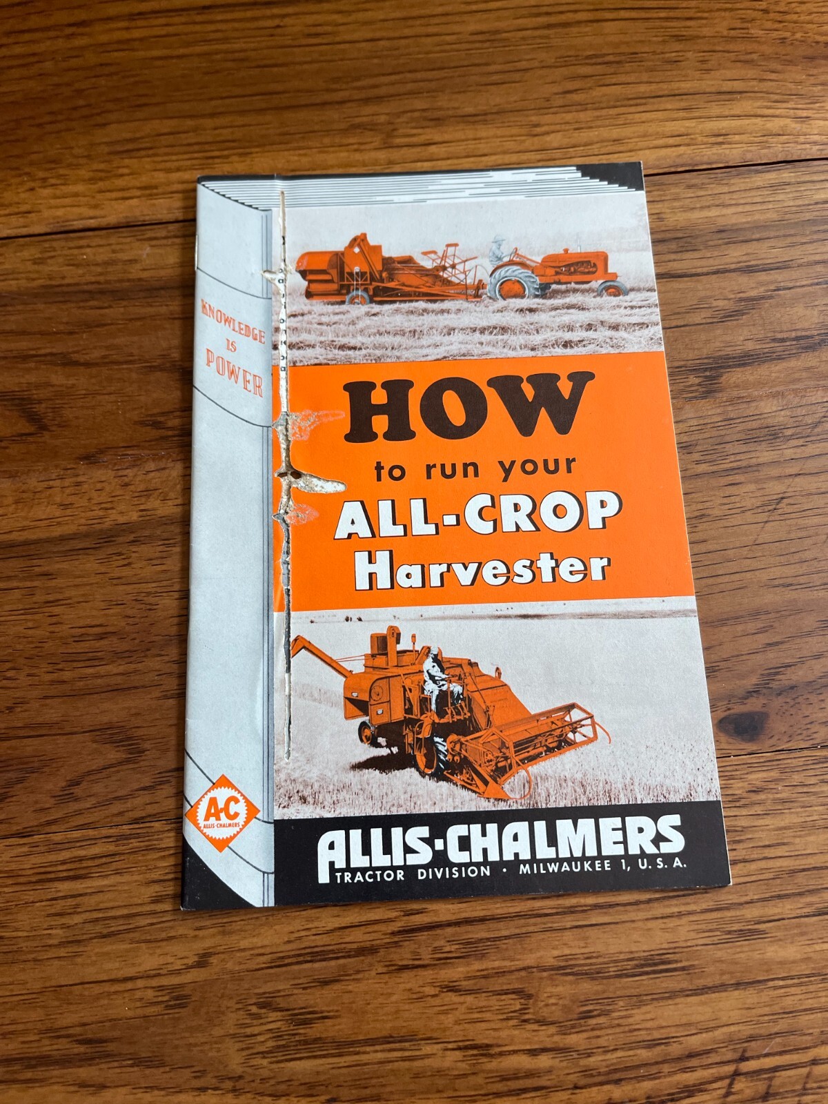 Allis Chalmers Combines For 1954 Brochure FCCA
