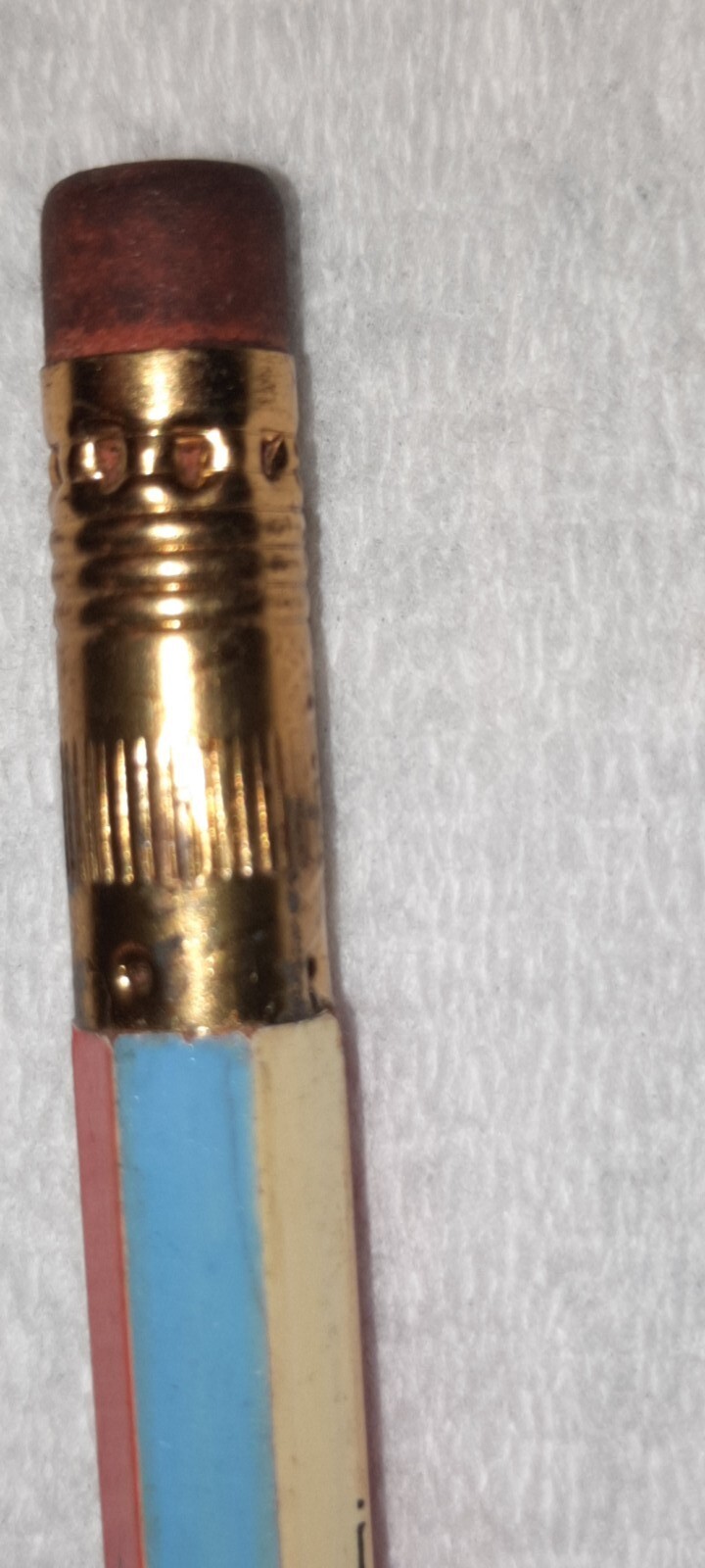 LONG FERRULE”Swiss Bell Farm*Reg. Swiss Brown Cattle*Roanoke, ILL”Unused Pencil