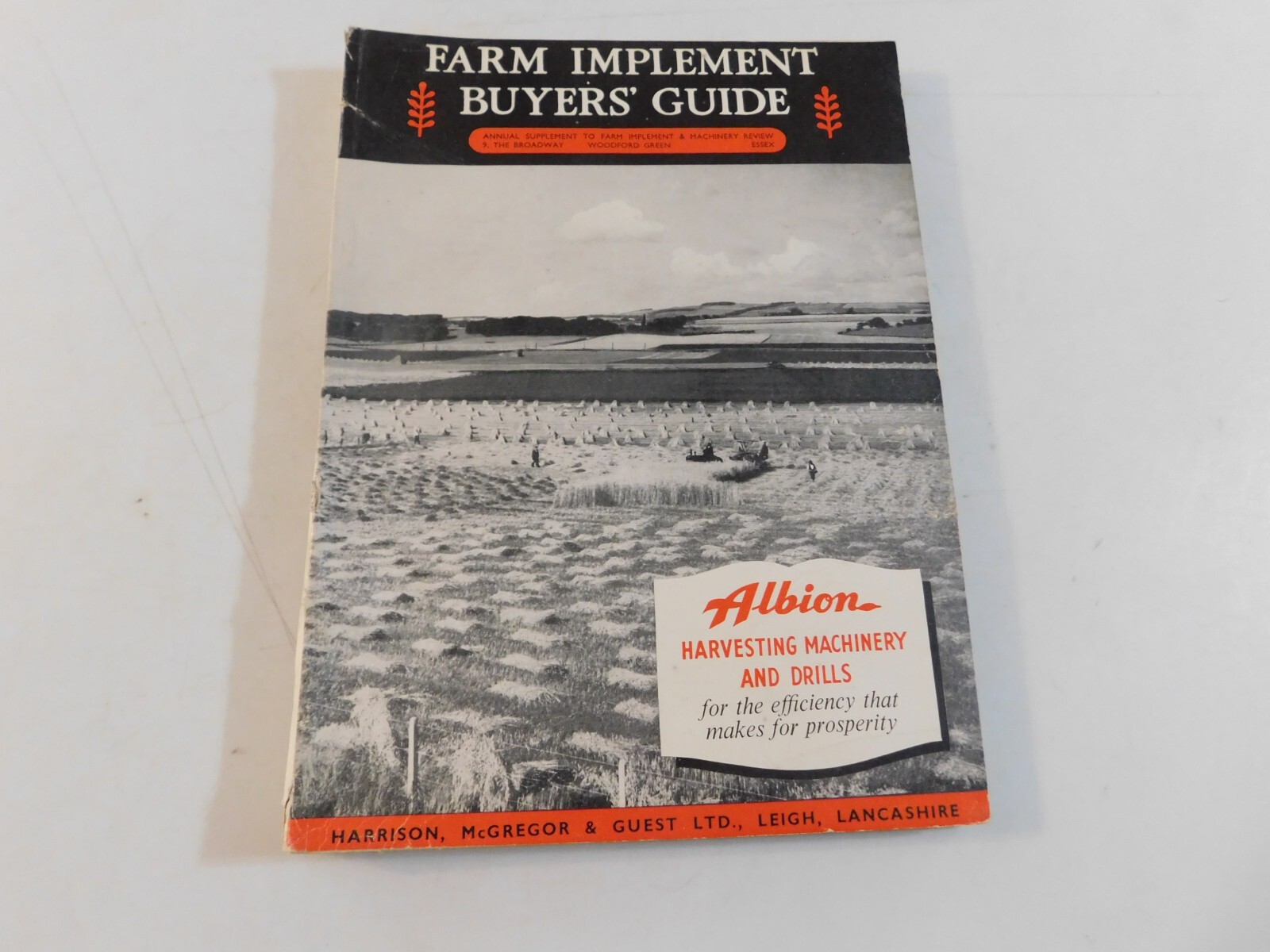 1952-53 FARM IMPLEMENT BUYER’S GUIDE ENGLAND WINNROWERS LAND ROLLERS TEA CUTTERS
