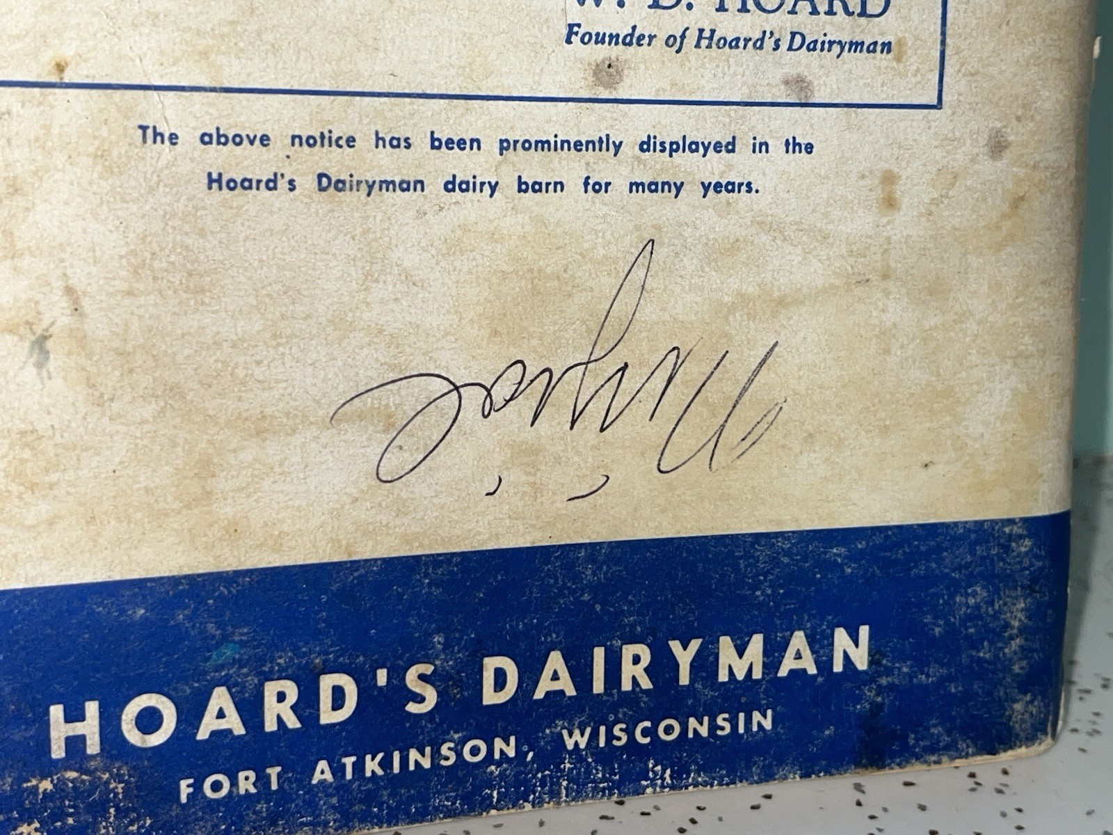 Herd Health Guide 1967 Published By Hoard’s Dairyman Fort Atkinson, WI BOOKLET