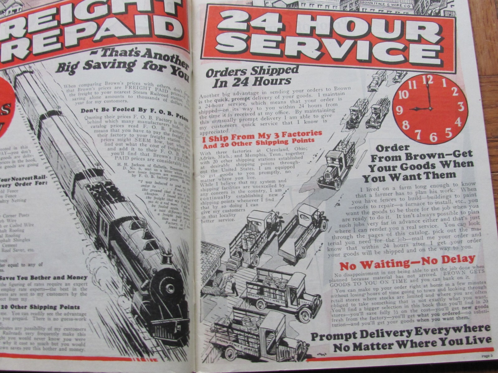 Jim Brown’s 1928 Bargain Book Brown Fence Wire Co Cleveland Catalog