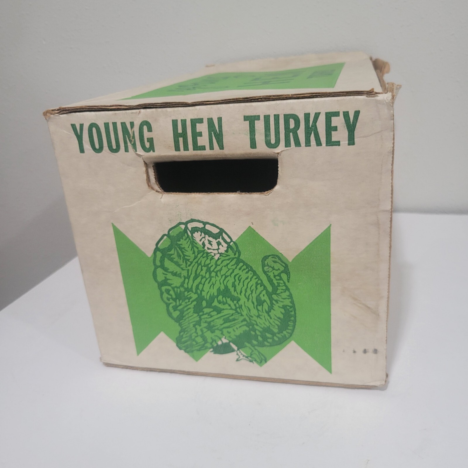 Vintage Cardbord Box Via’s Turkeys Yucaipa Baldwin Park