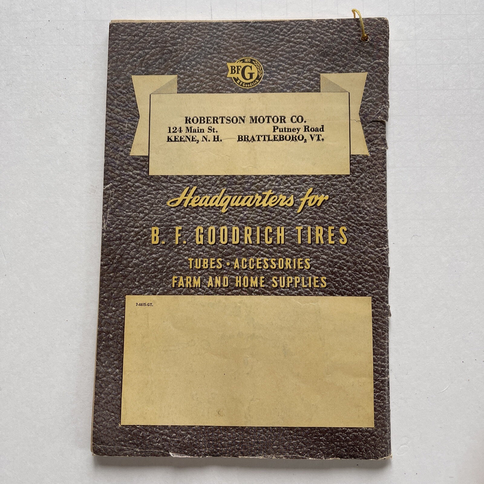 1948 B F GOODRICH FARMER’S HANDBOOK & ALMANAC