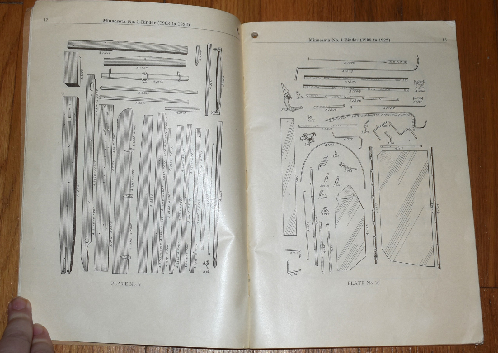 Vintage 1929 Minnesota State Prison Machines Repair Parts Catalog & Price List