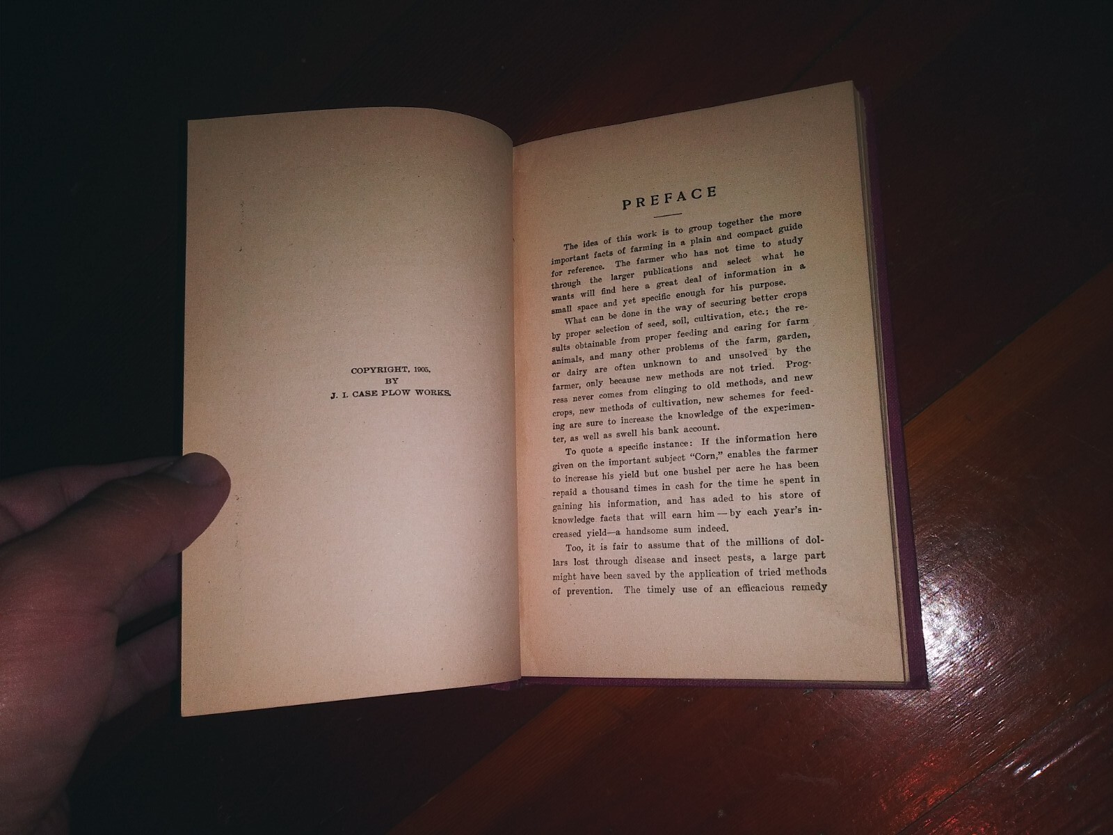 The Farmer’s Encyclopedia Clifford Manning J. I. Case Plow Works 1905