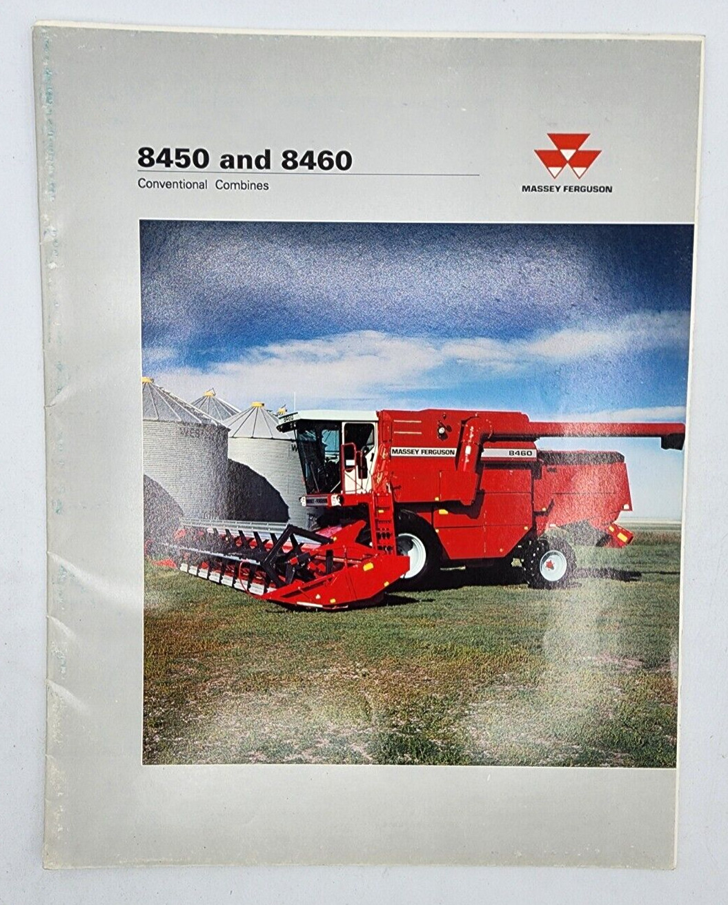 Massey Ferguson 8450 8460 Conventional Combine Sales Salesman Brochure 14 Pages