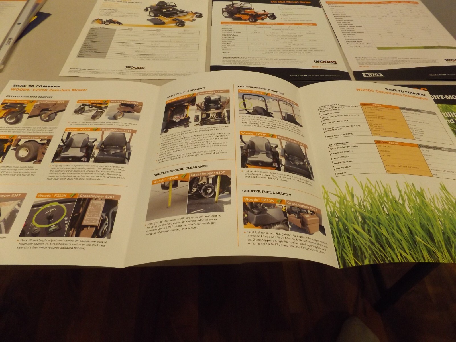 6-pc. WOODS MOW’N MACHINES, 2010-2013