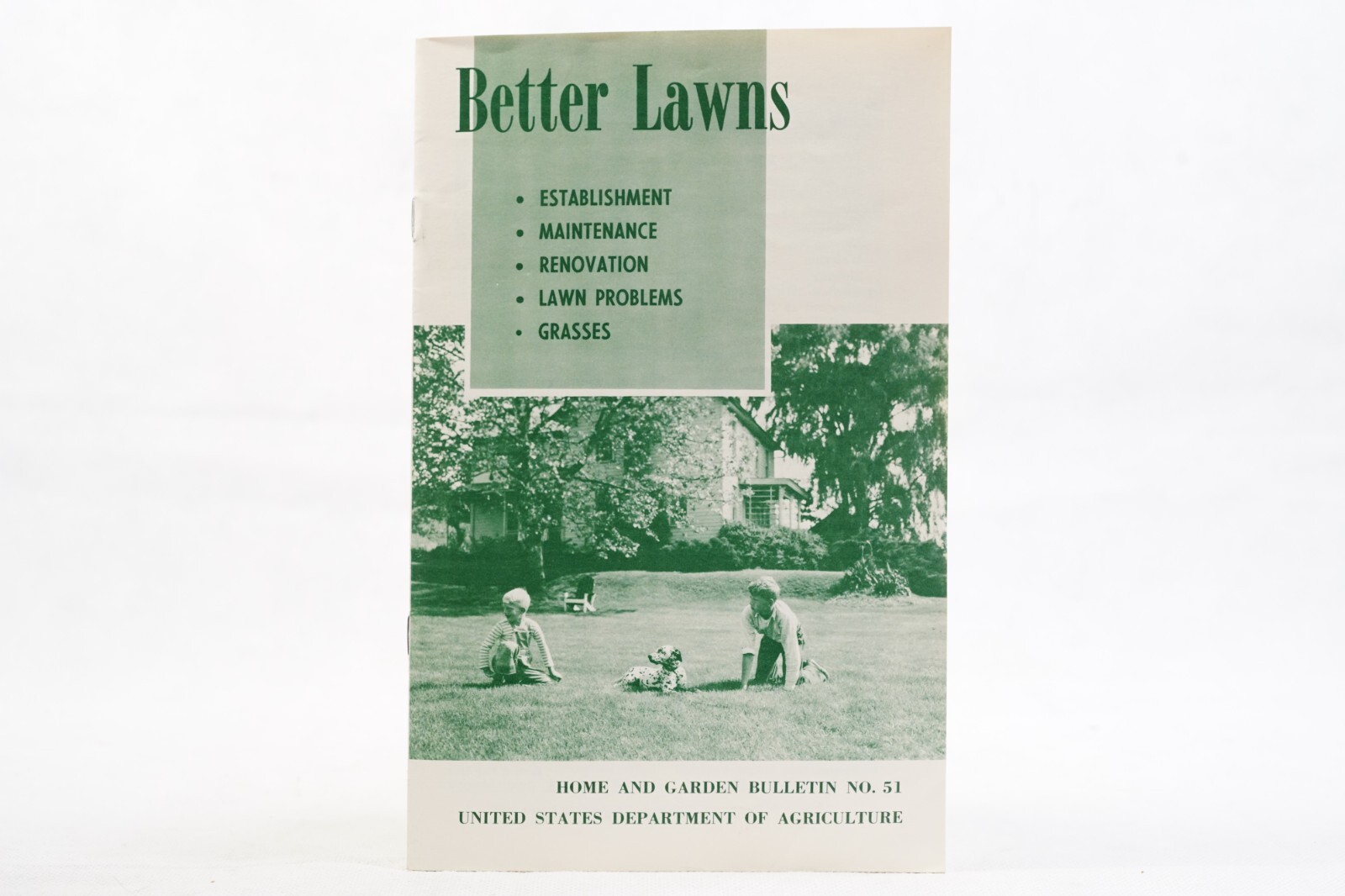 Better Lawns by Home and Garden No.51 Agricultural Vintage 1971 Brochure
